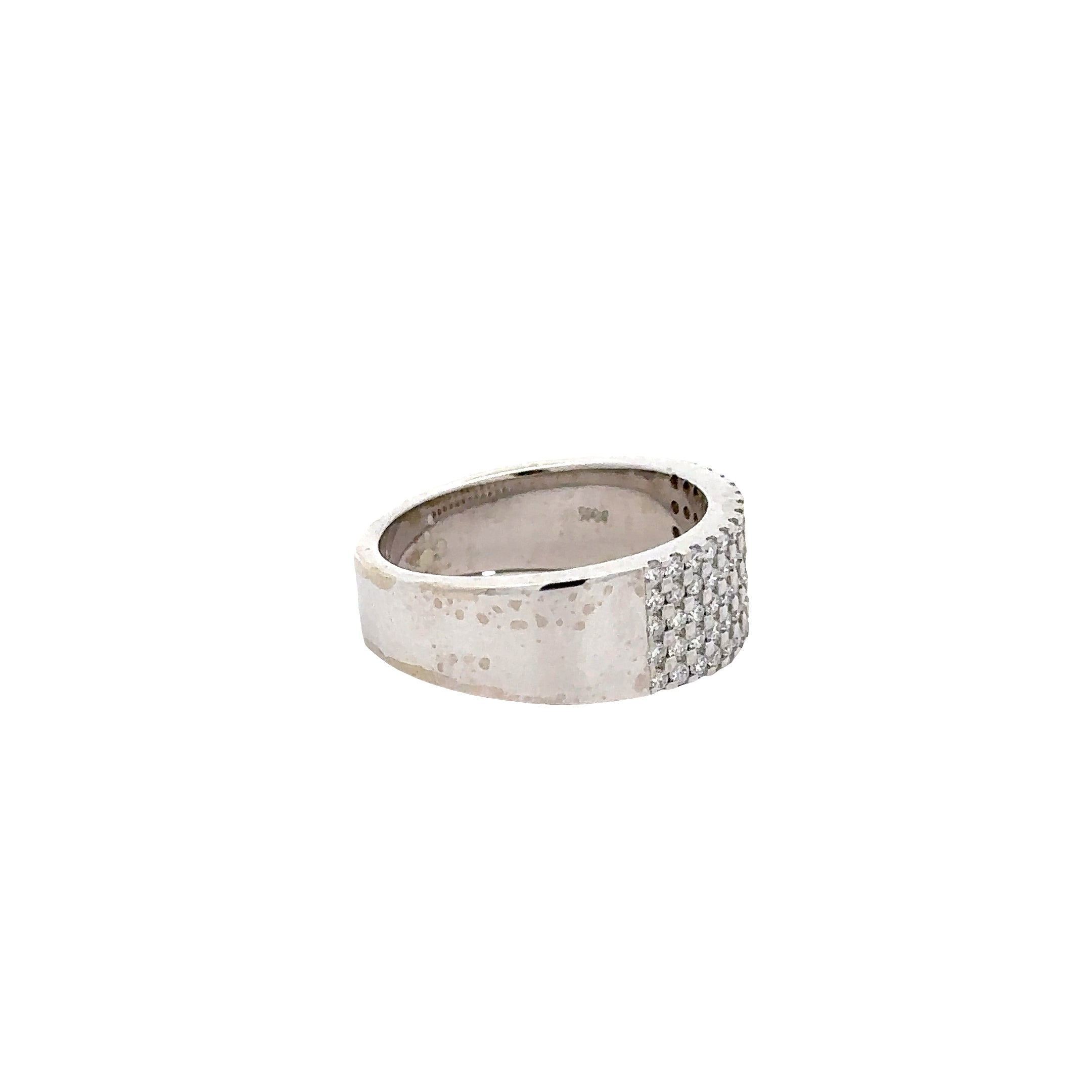352050 14kt White Gold Diamond Band