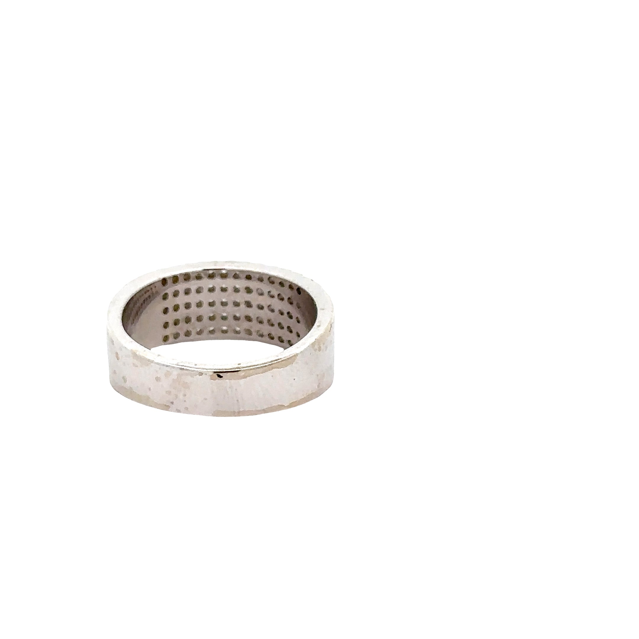 352050 14kt White Gold Diamond Band