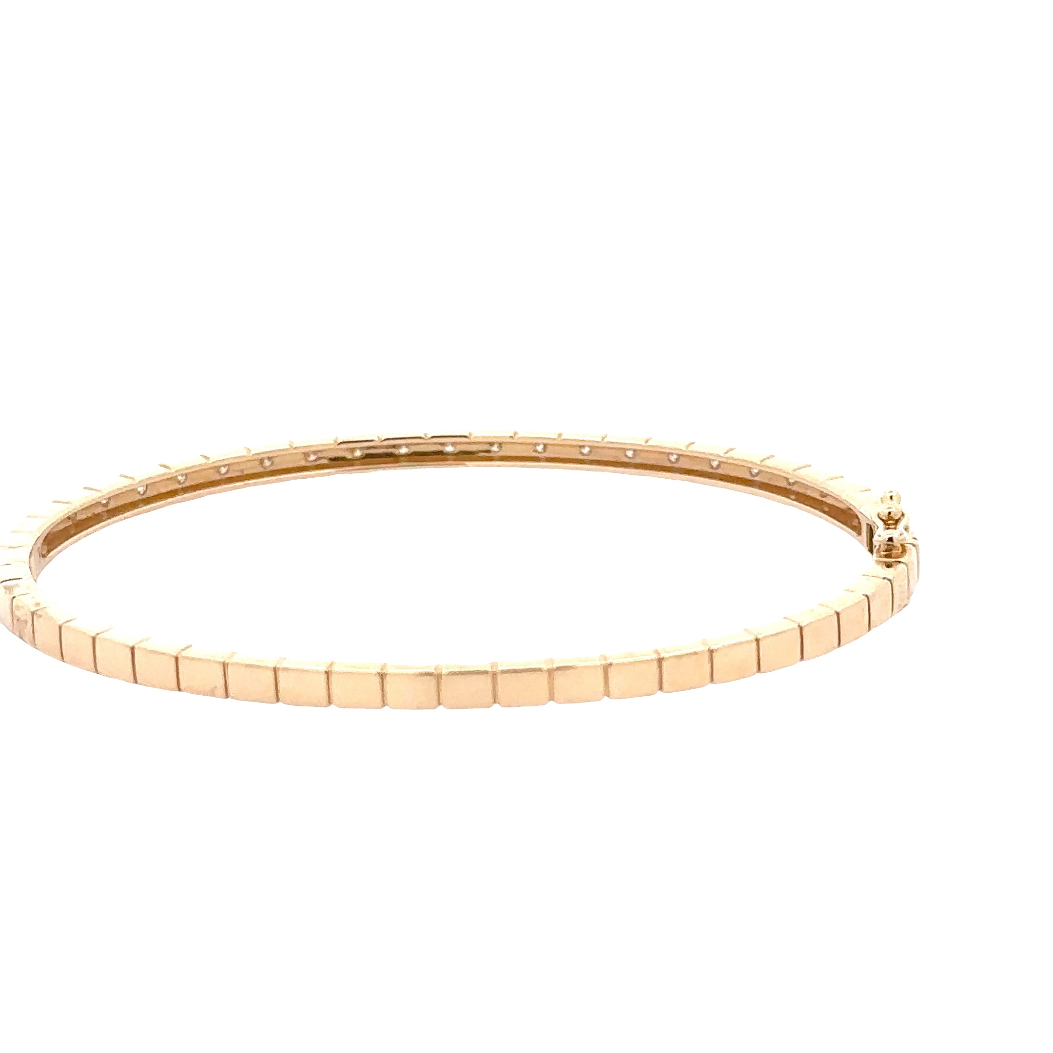WD1896 14kt Gold Diamond Cuff Bracelet