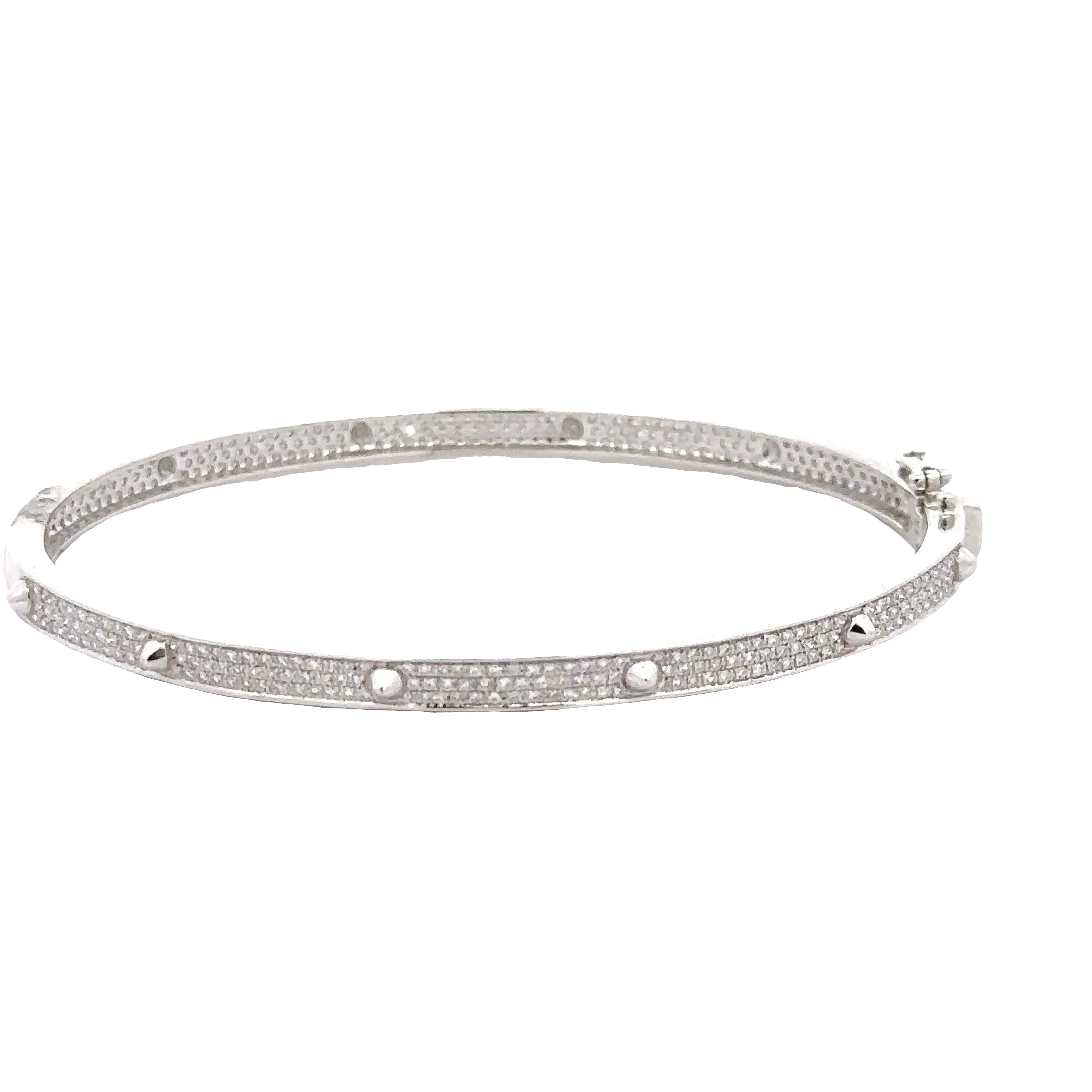 WD1897 14kt Gold Pave Set Diamond Bracelet