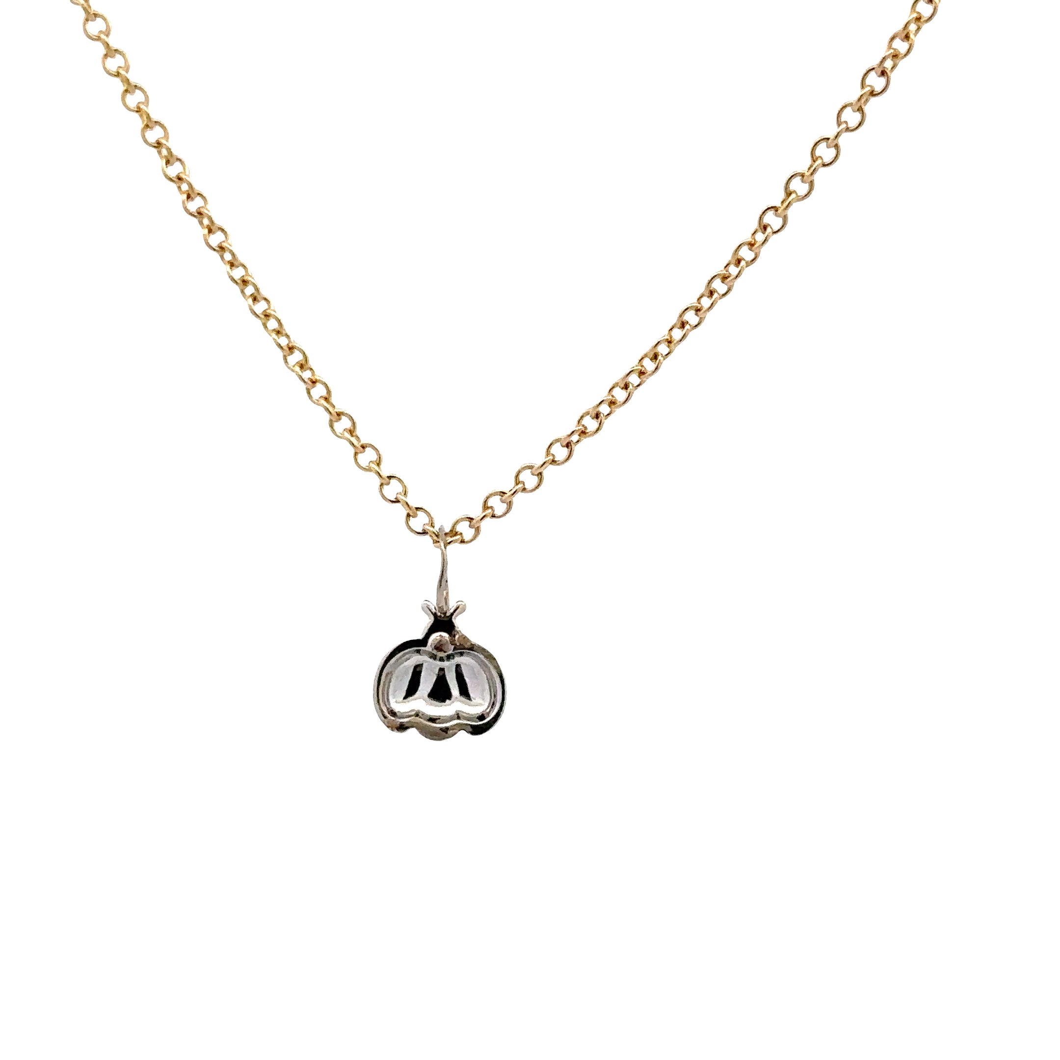 WD1920 14kt Gold Lady Bug Pendant with Ruby and Diamond Detail