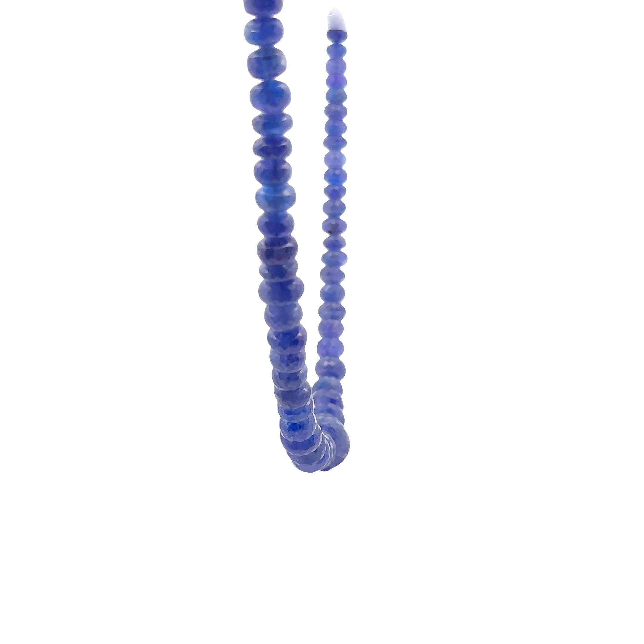WD1922 Faceted Tanzanite Necklace — 14K Yellow Gold