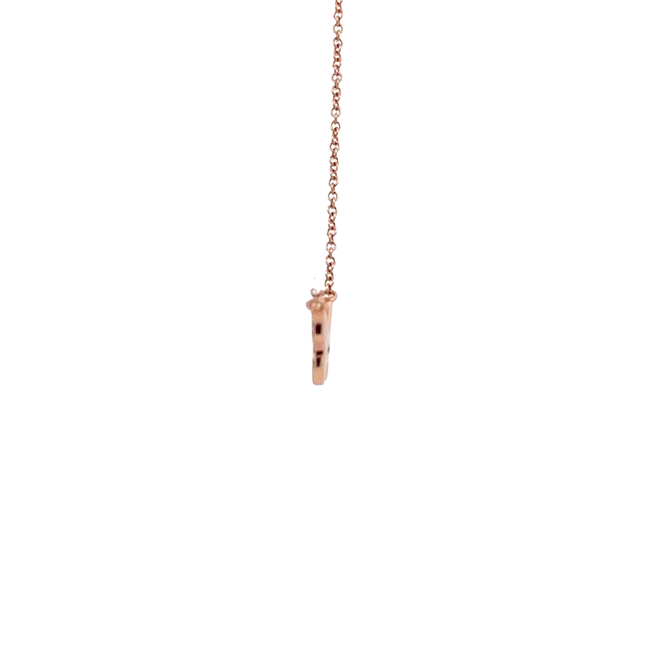 WD1101 14kt Pave diamond Butterfly Necklace