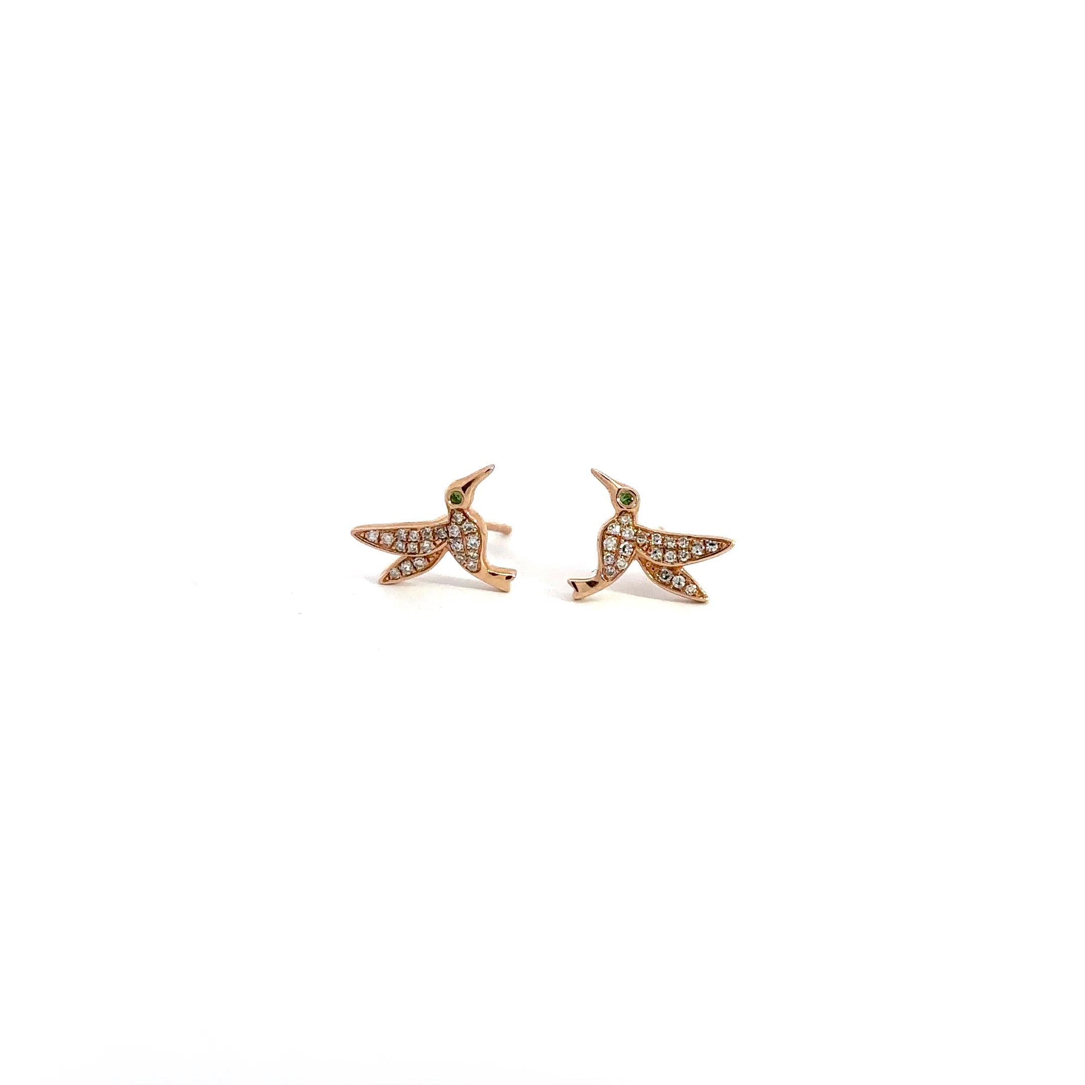 WD779 - 14kt Hummingbird Stud