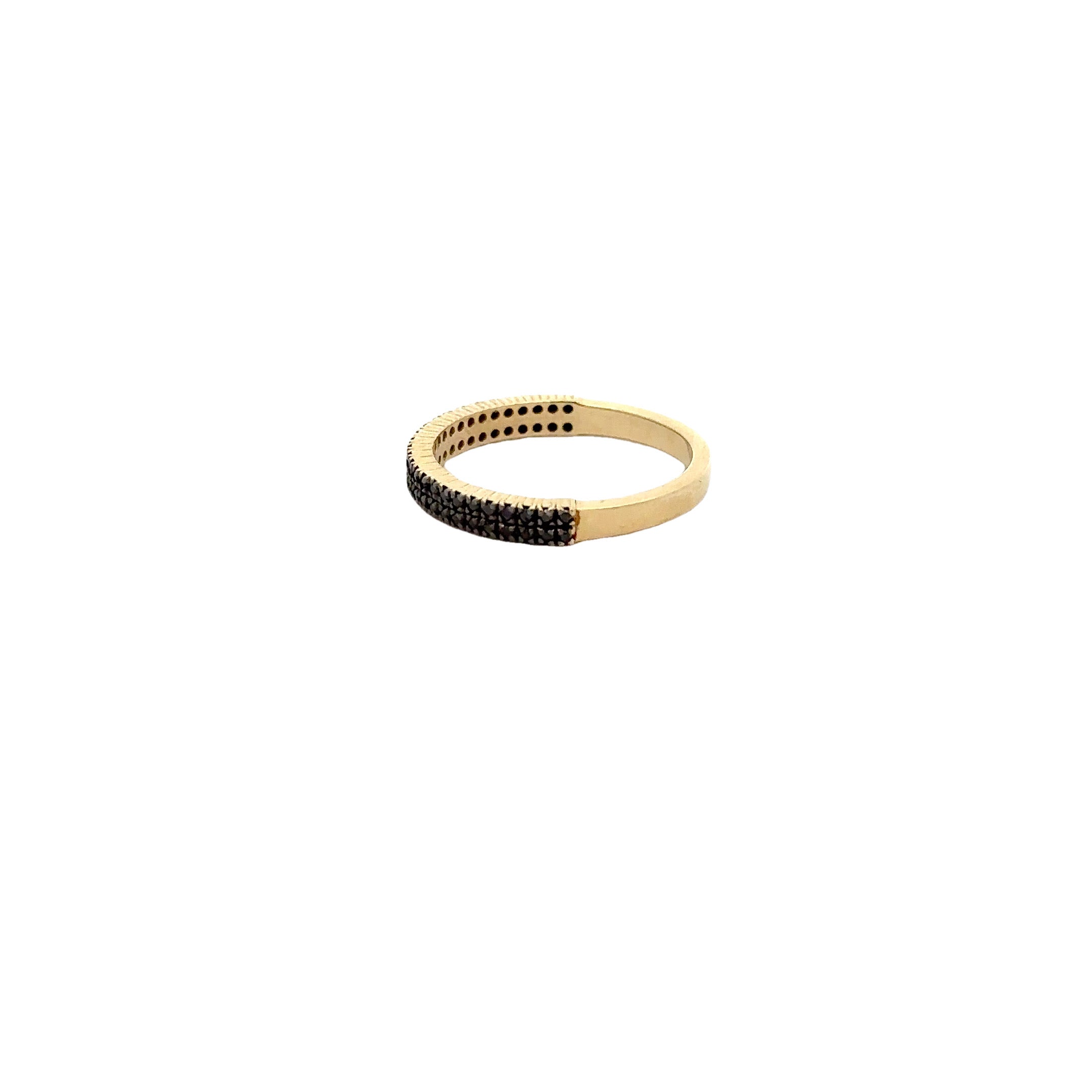 WD1262 14kt Black Pave Diamond Band