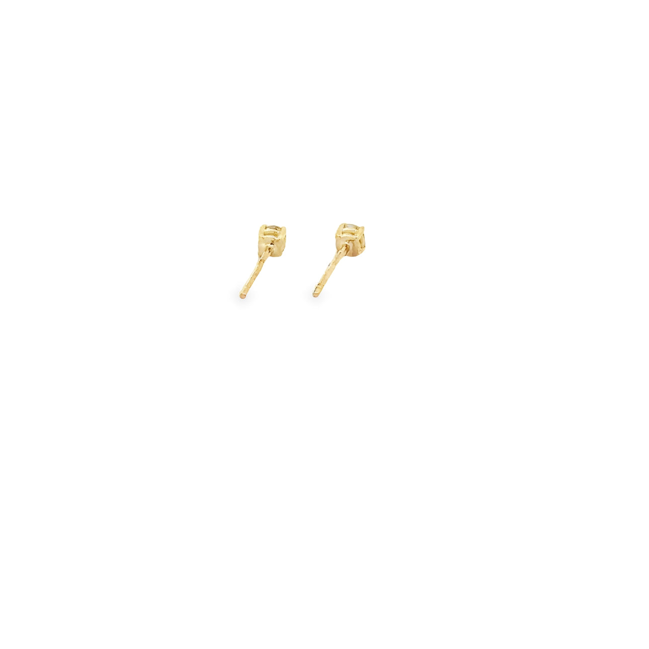 WD1355 14KT Gold 4 Prong Diamond Stud