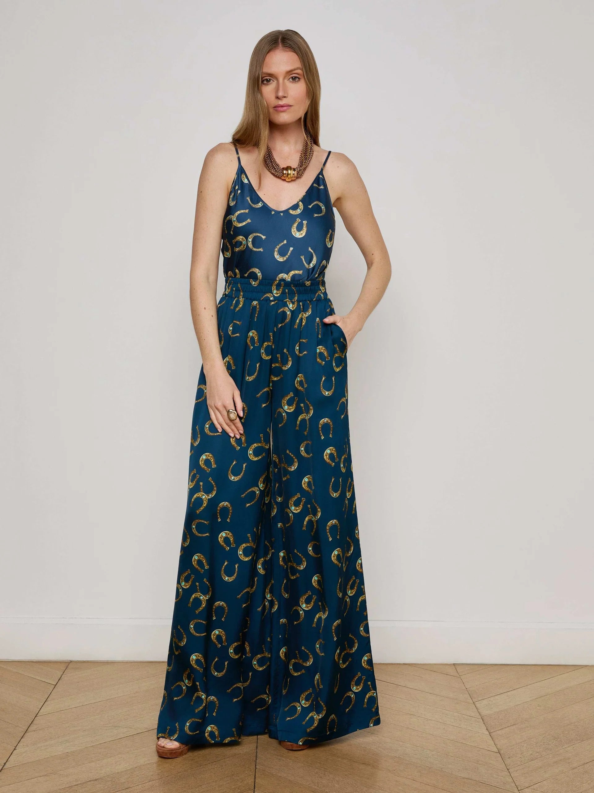 2616HHOmmh L'AGENCE Lillian Wide Leg Pant