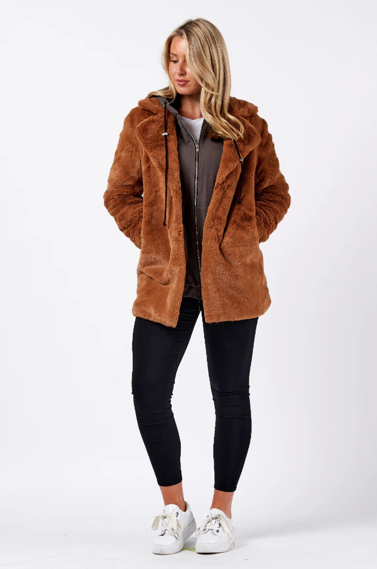 DEA Faux Fur Coat