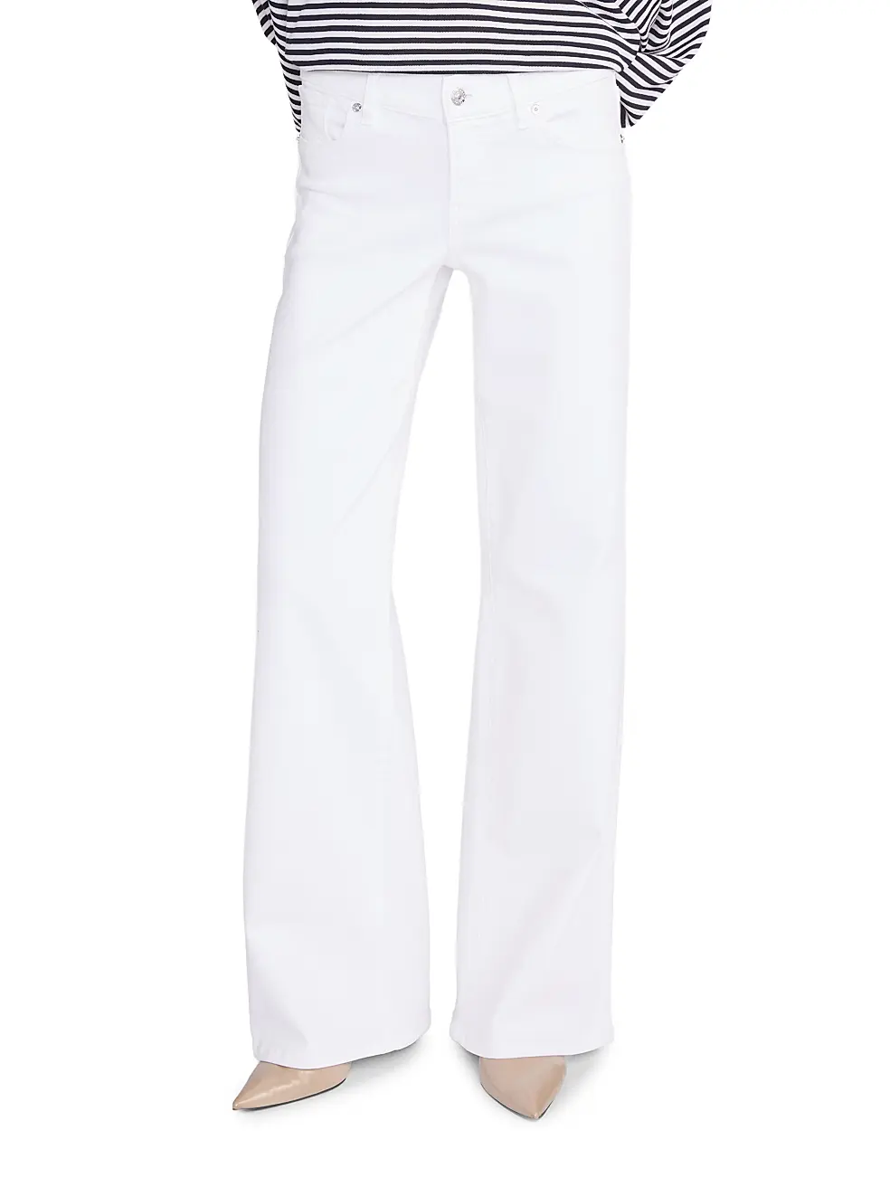 LSP238wht FRAME Le Slim Palazzo