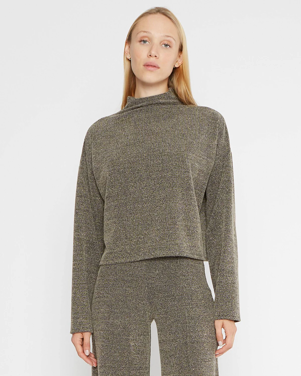 1459p Ripley Rader Boucle Funnel Neck Top