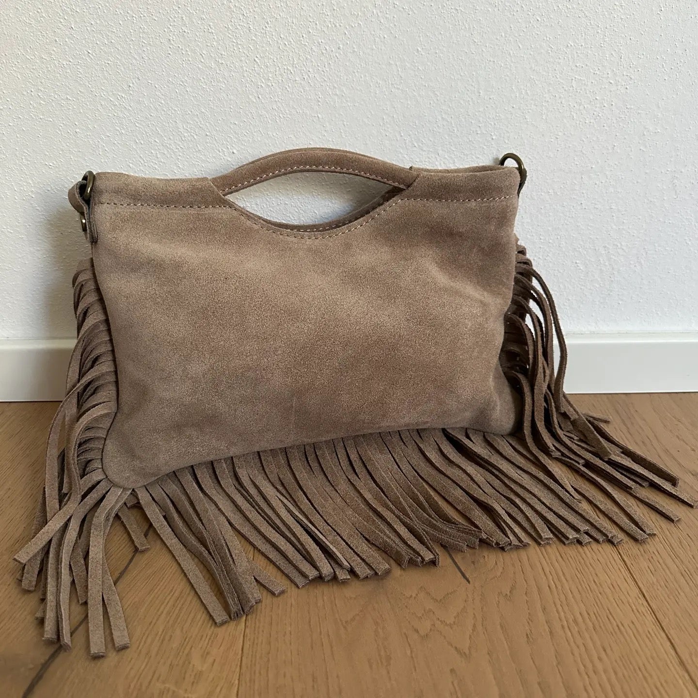 Cleo ZH Bags The Cleo Suede and Fringe Bag