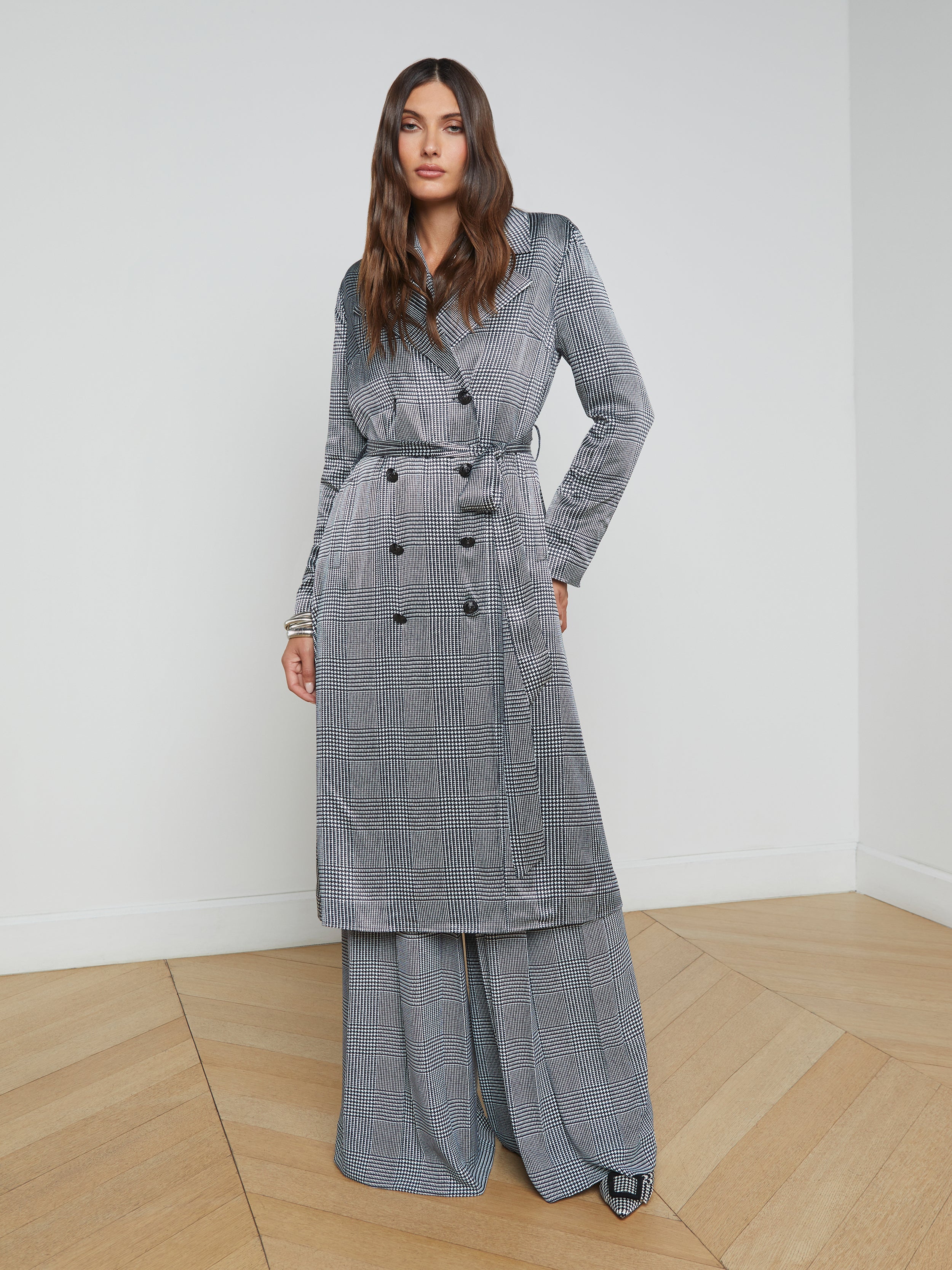 1794GBAwbgp L'AGENCE Moda Trench Coat