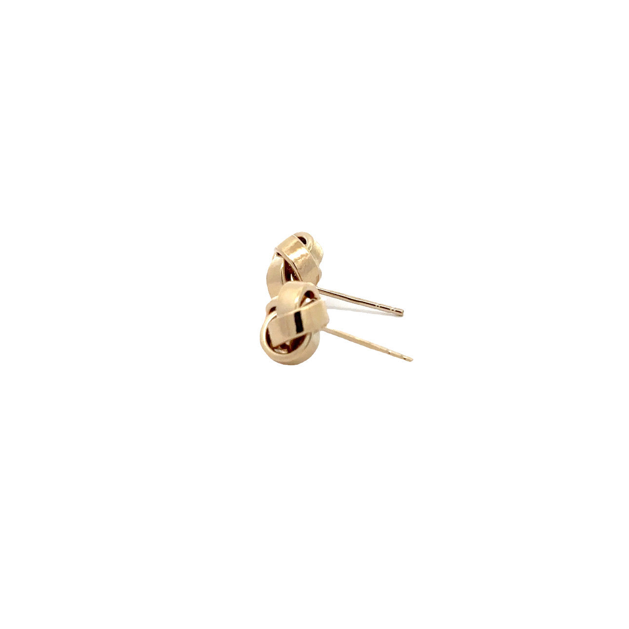 WD1162 14kt Gold Love Knot Studs 10mm