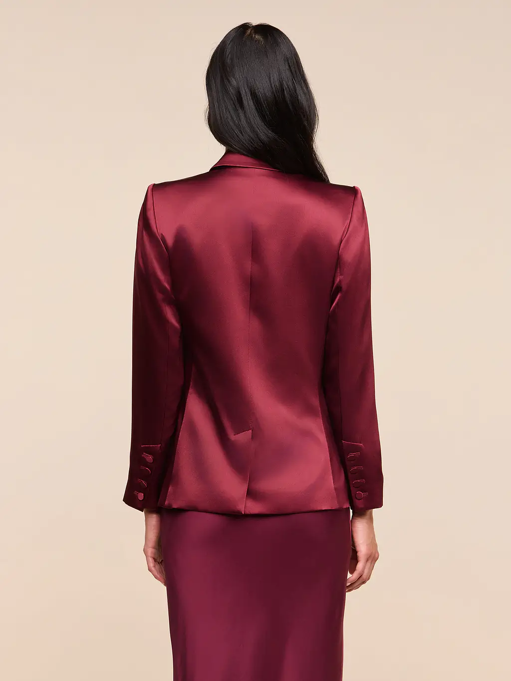 10053chmMr L'AGENCE Sena Double Breasted Blazer