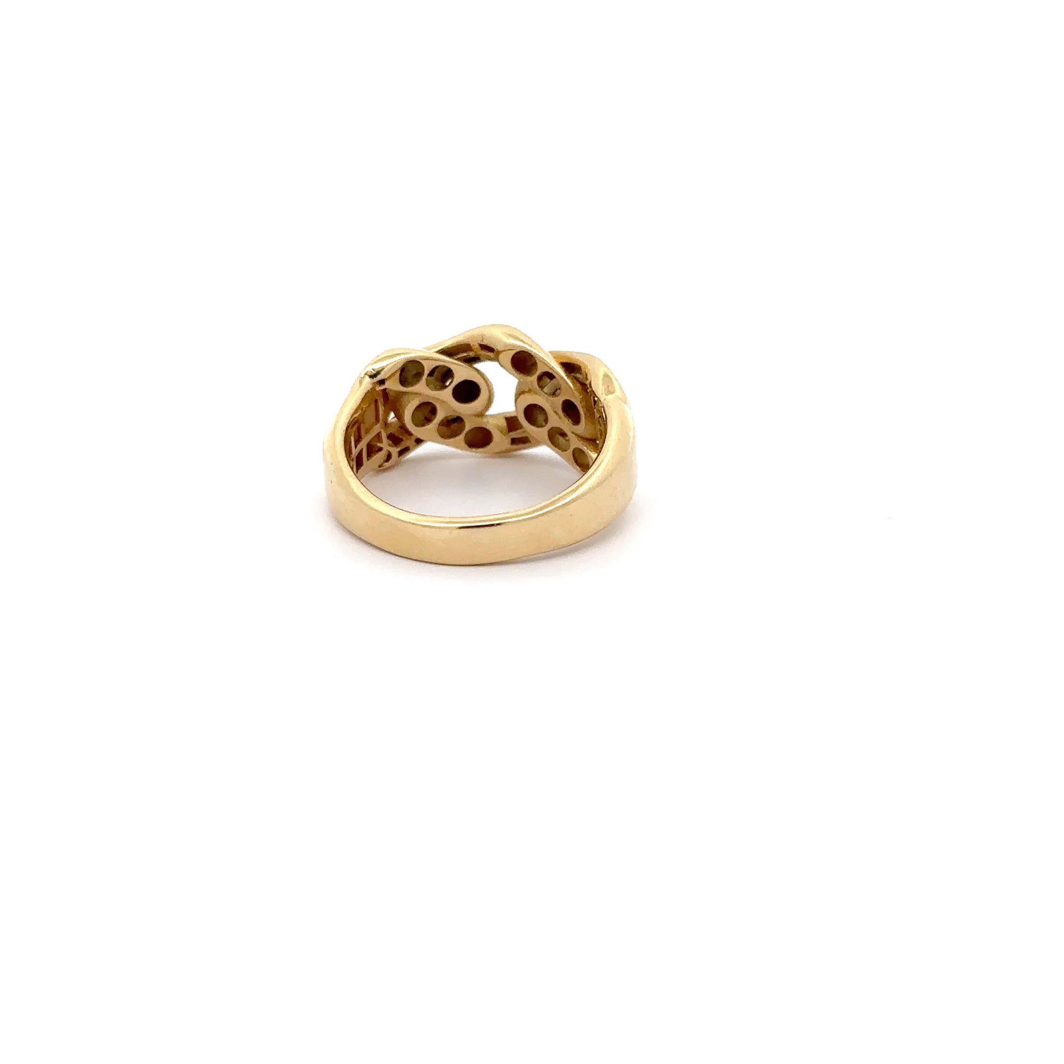 WD1188 14kt Gold Link Ring