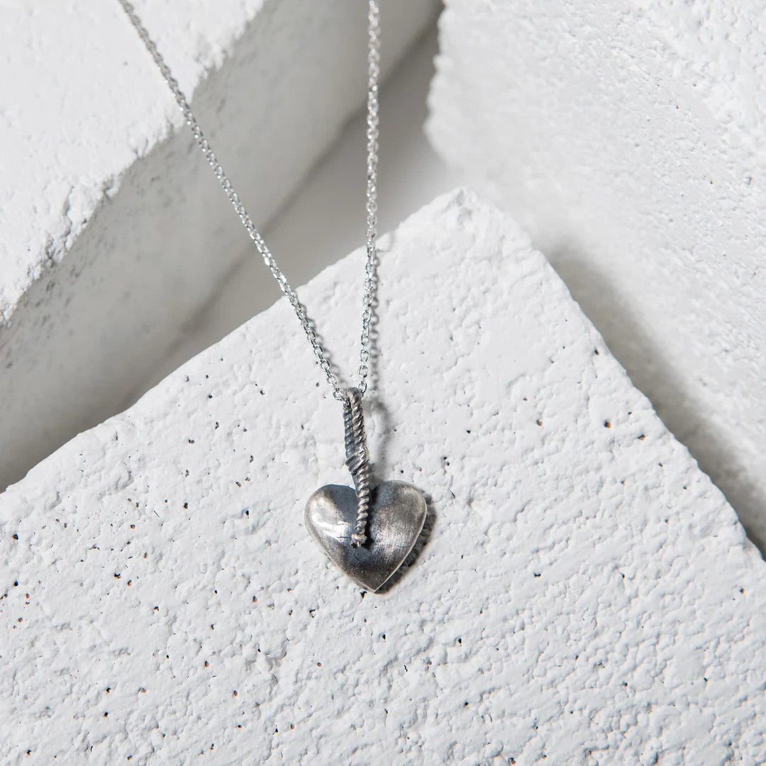 LG102 LOVE Grenades Sterling Silver Base with 14kt plating  Cherry heart Bomb W/18inch linked chain