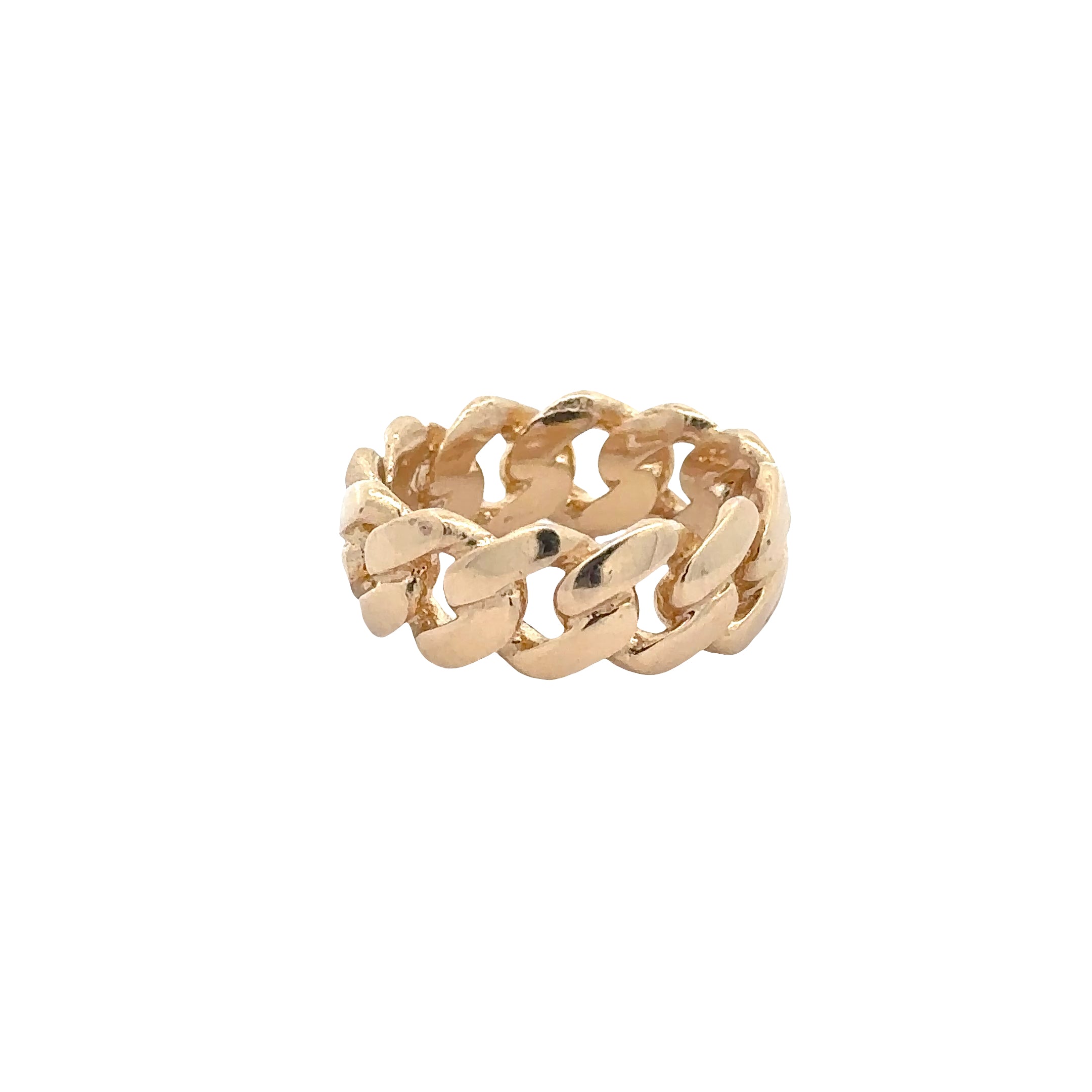WD1864 14kt Yellow Gold Link Eternity Band
