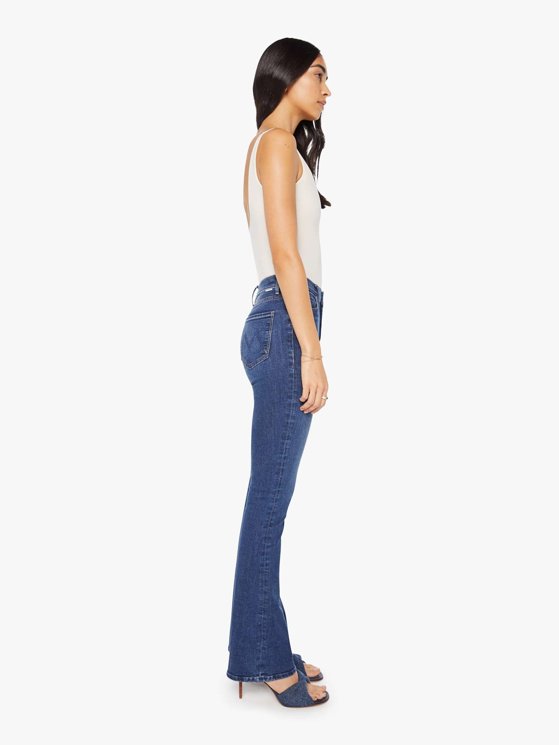 1043-2104sye MOTHER High Waisted Runaway