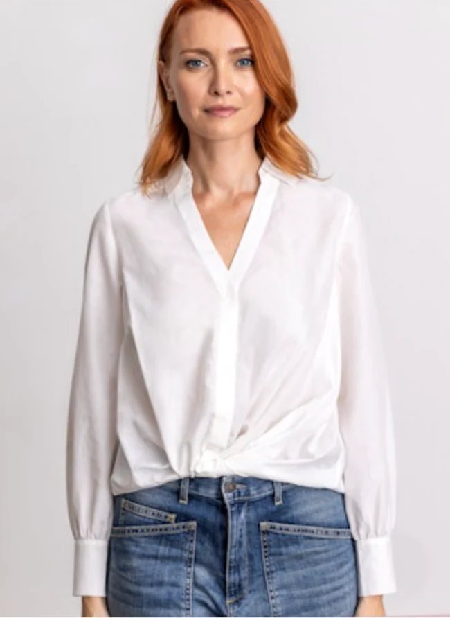 T1992w Go Silk GO TWIST SHIRT