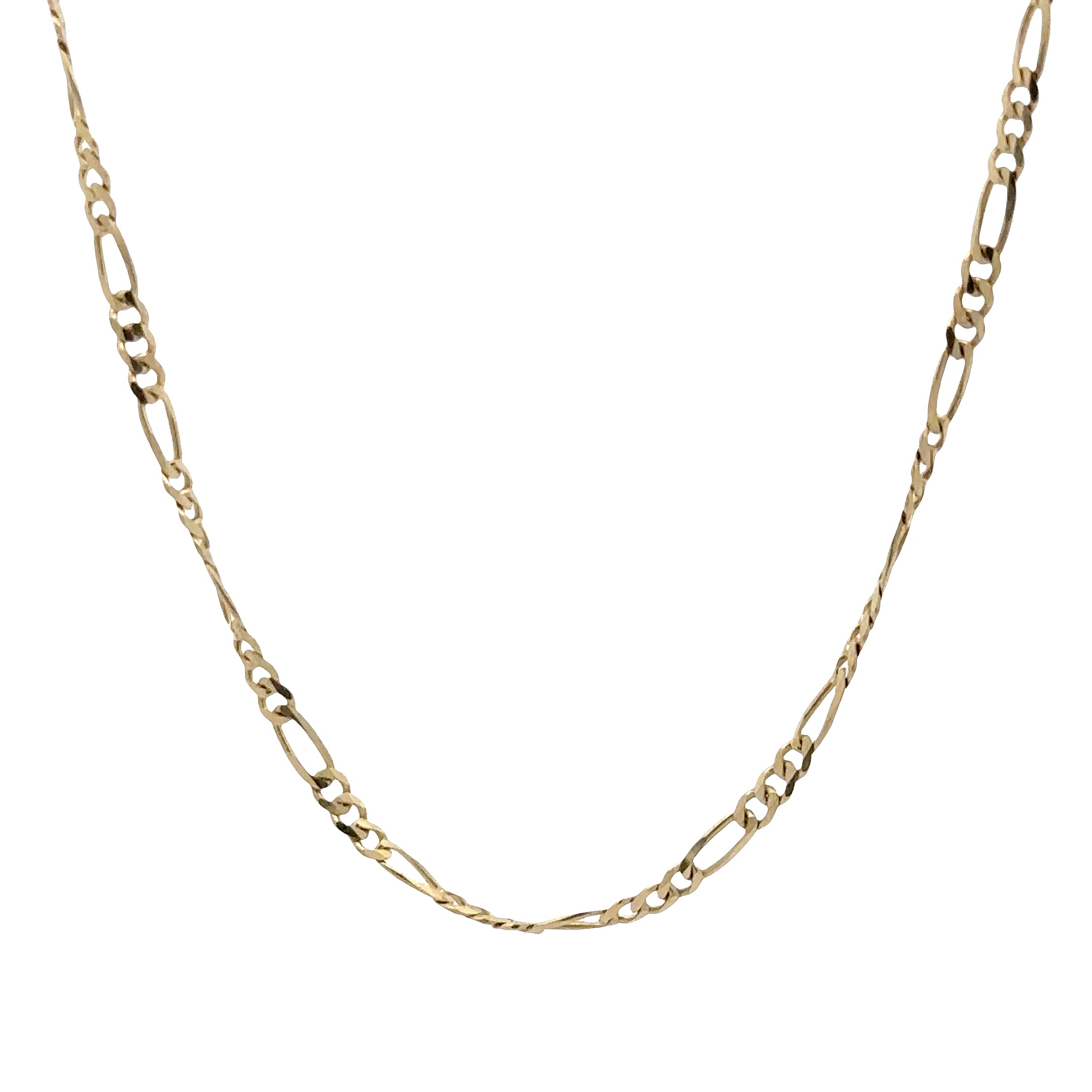 WD1858 14kt Gold Figaro Chain