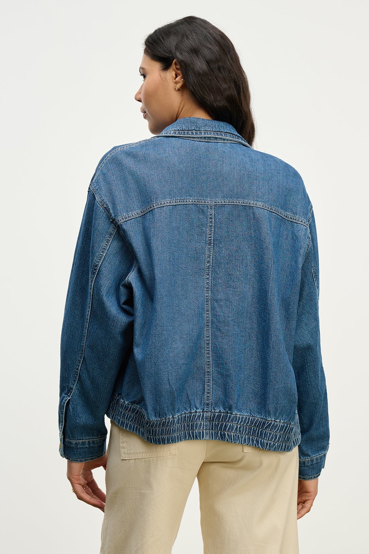 PORTER07c Velvet Porter Denim Jacket