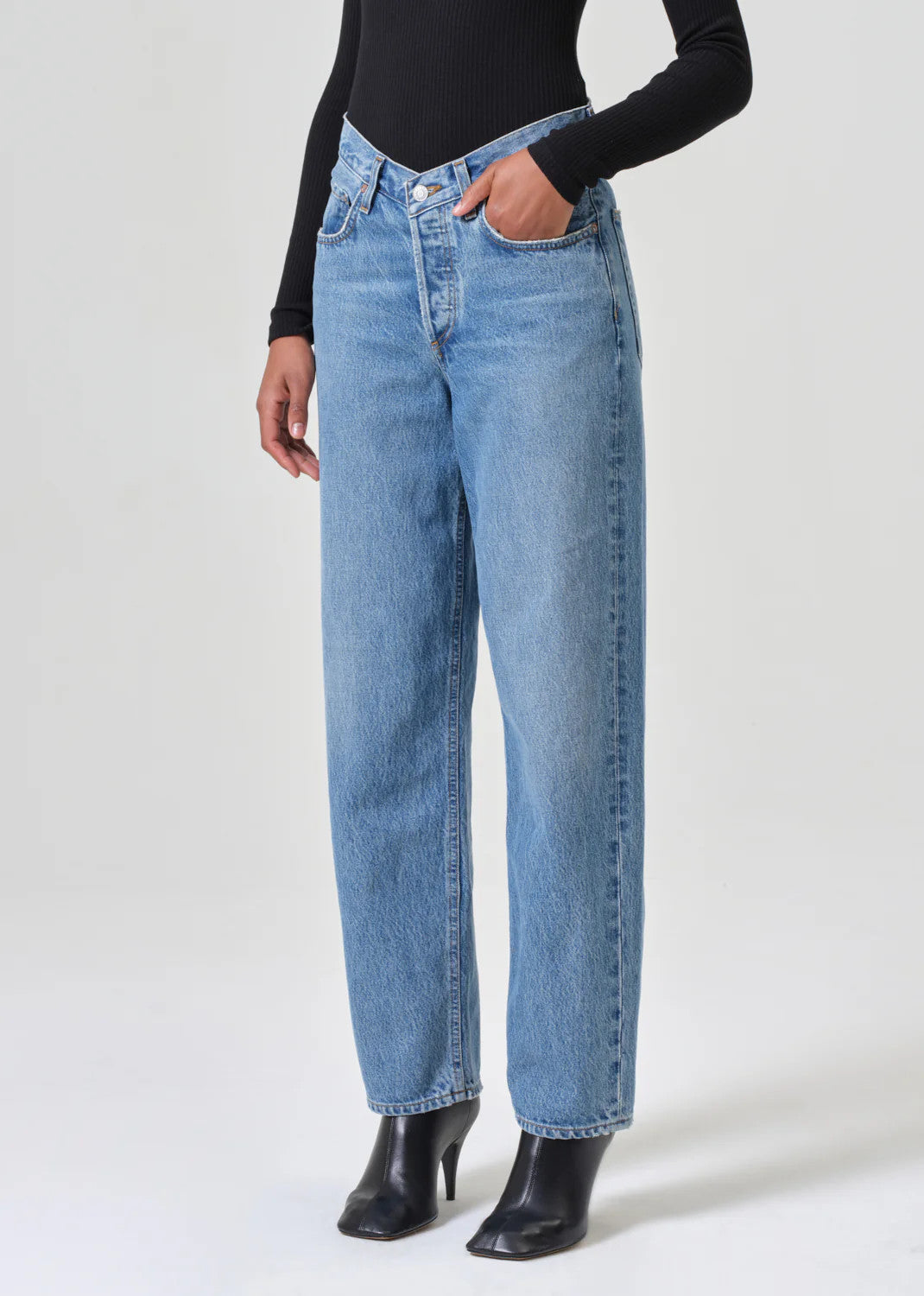 A208-1535f AGOLDE V-Waist Baggy