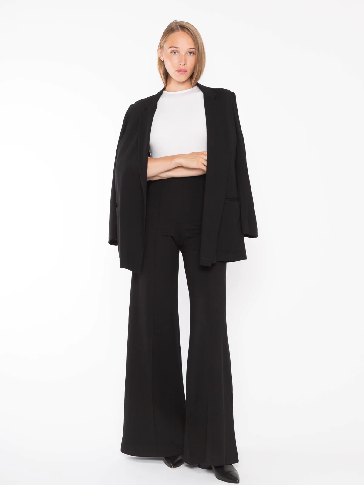 1319b Ripley Rader Ponte Knit Oversized Blazer