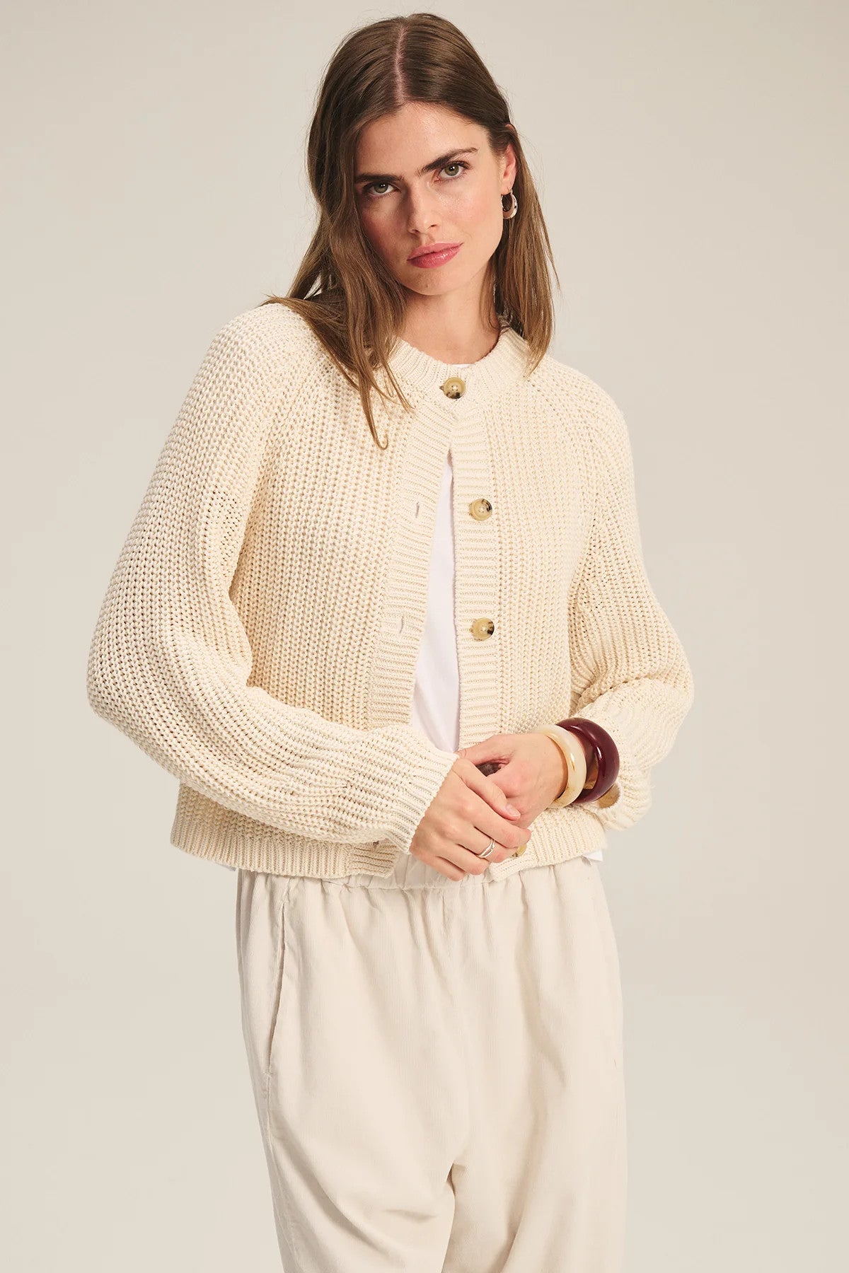 LISABETH07i Velvet  Lisabeth Cardigan