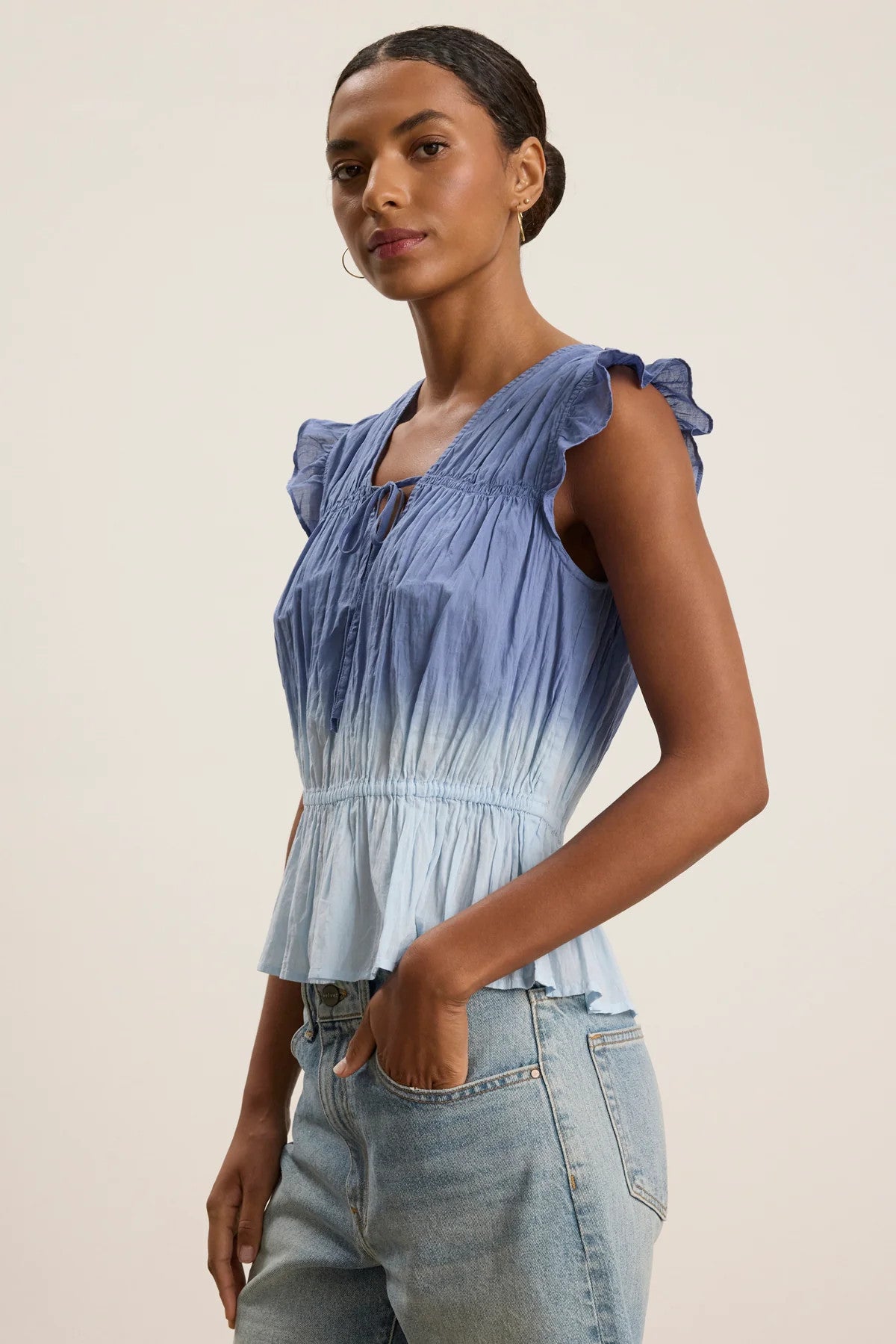 KAIA07c Velvet Kaia Blouse