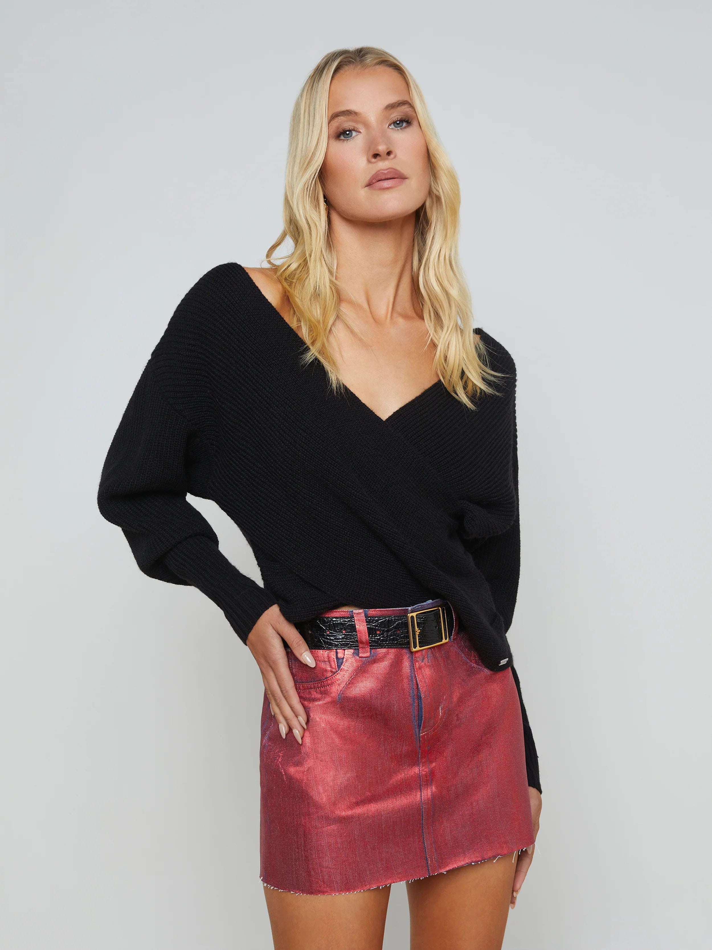 80051TTN3b L'AGENCE Antonella Surplus Pullover