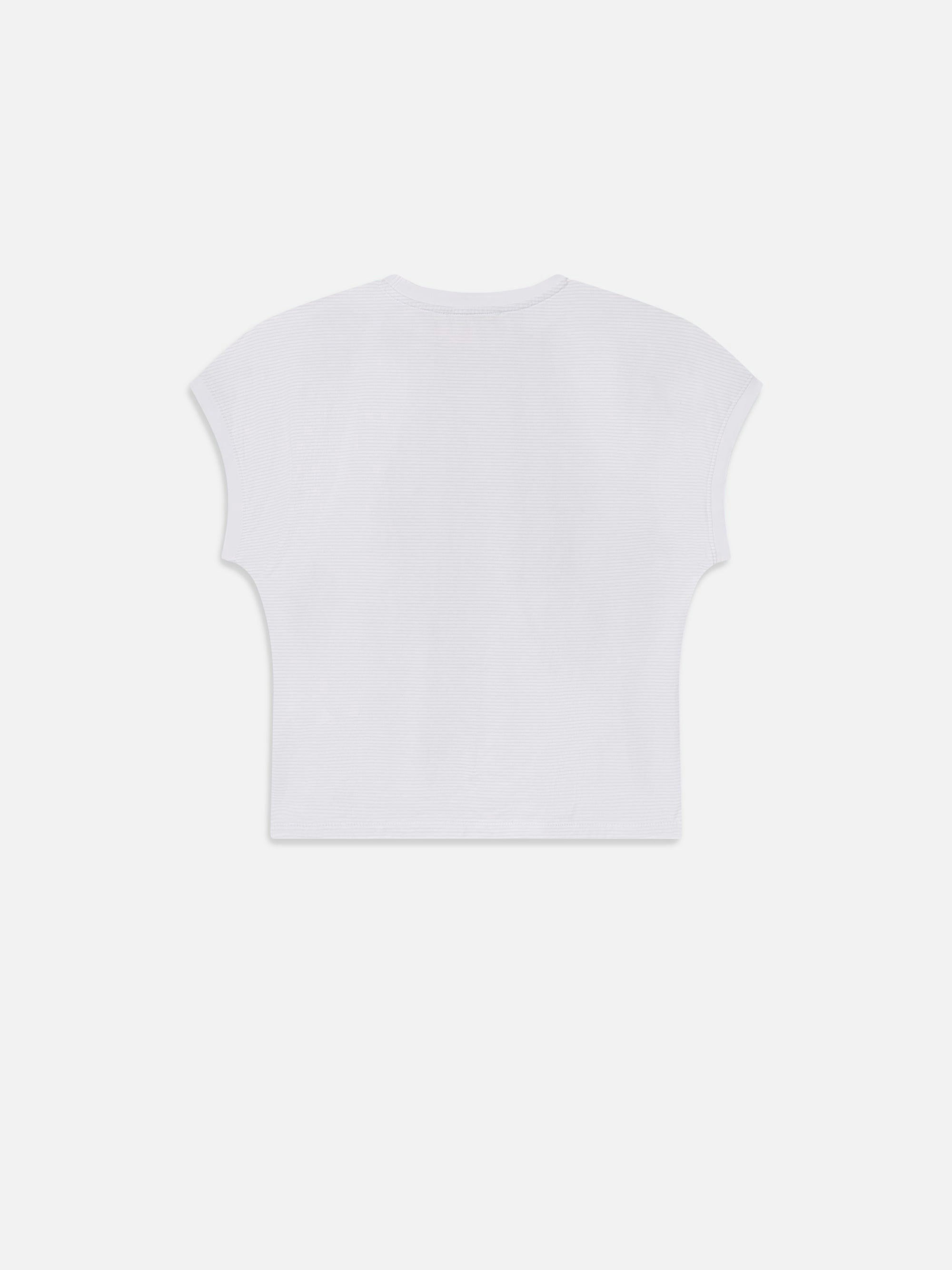 WE25JTE012pwbm FRAME The Muscle Tee
