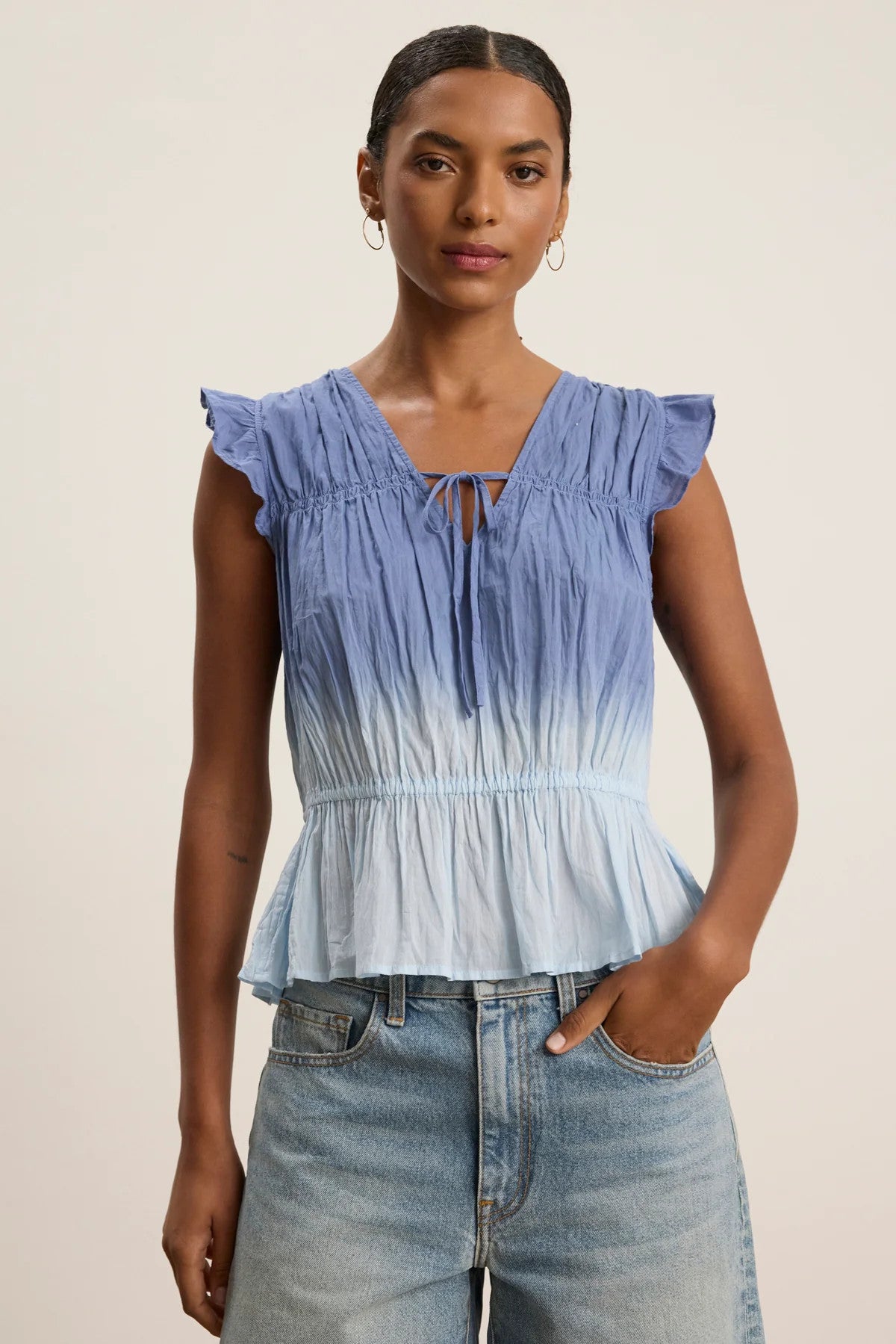KAIA07c Velvet Kaia Blouse
