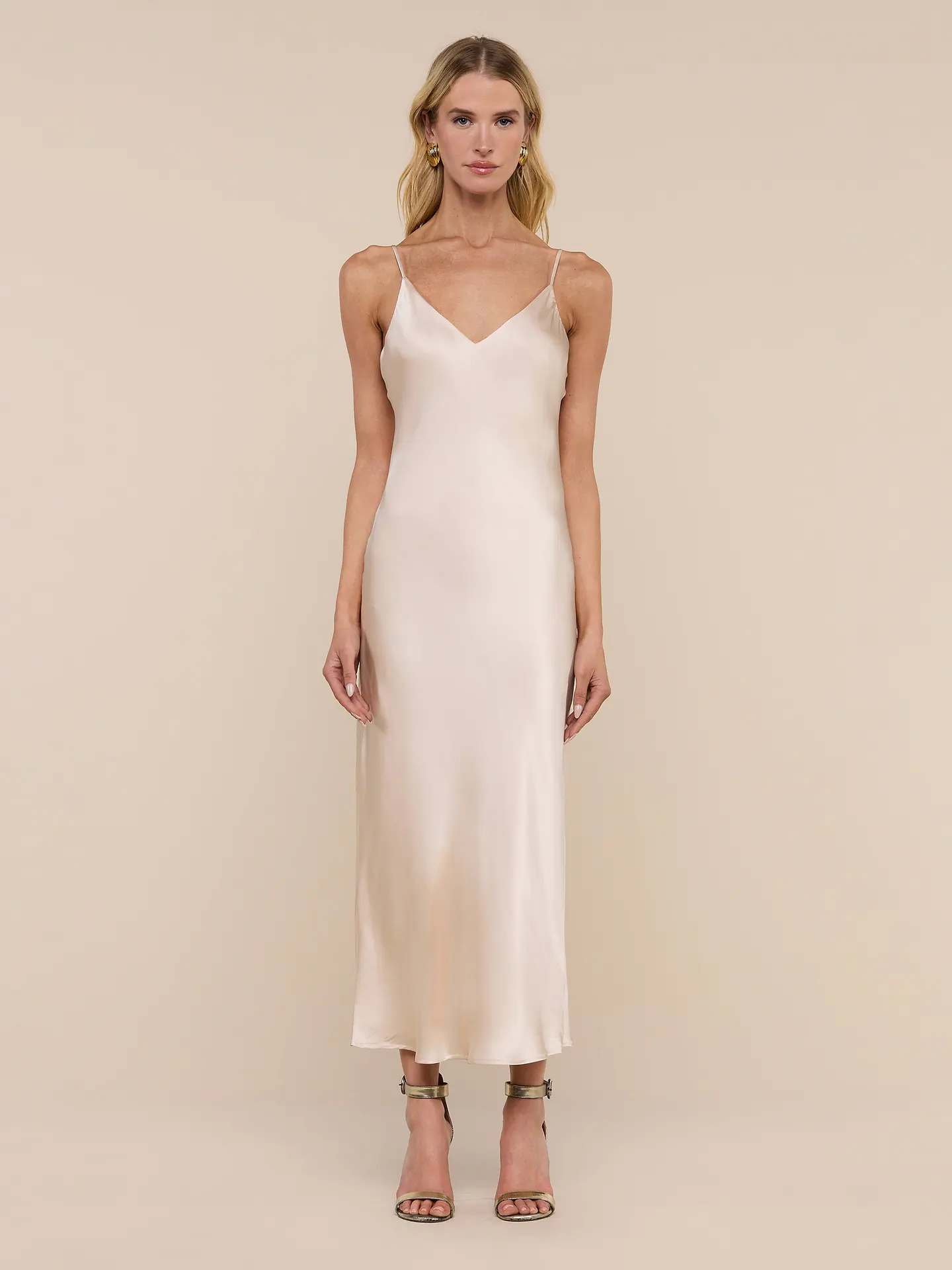 61253CLWc L'AGENCE The Seridie Slip Dress