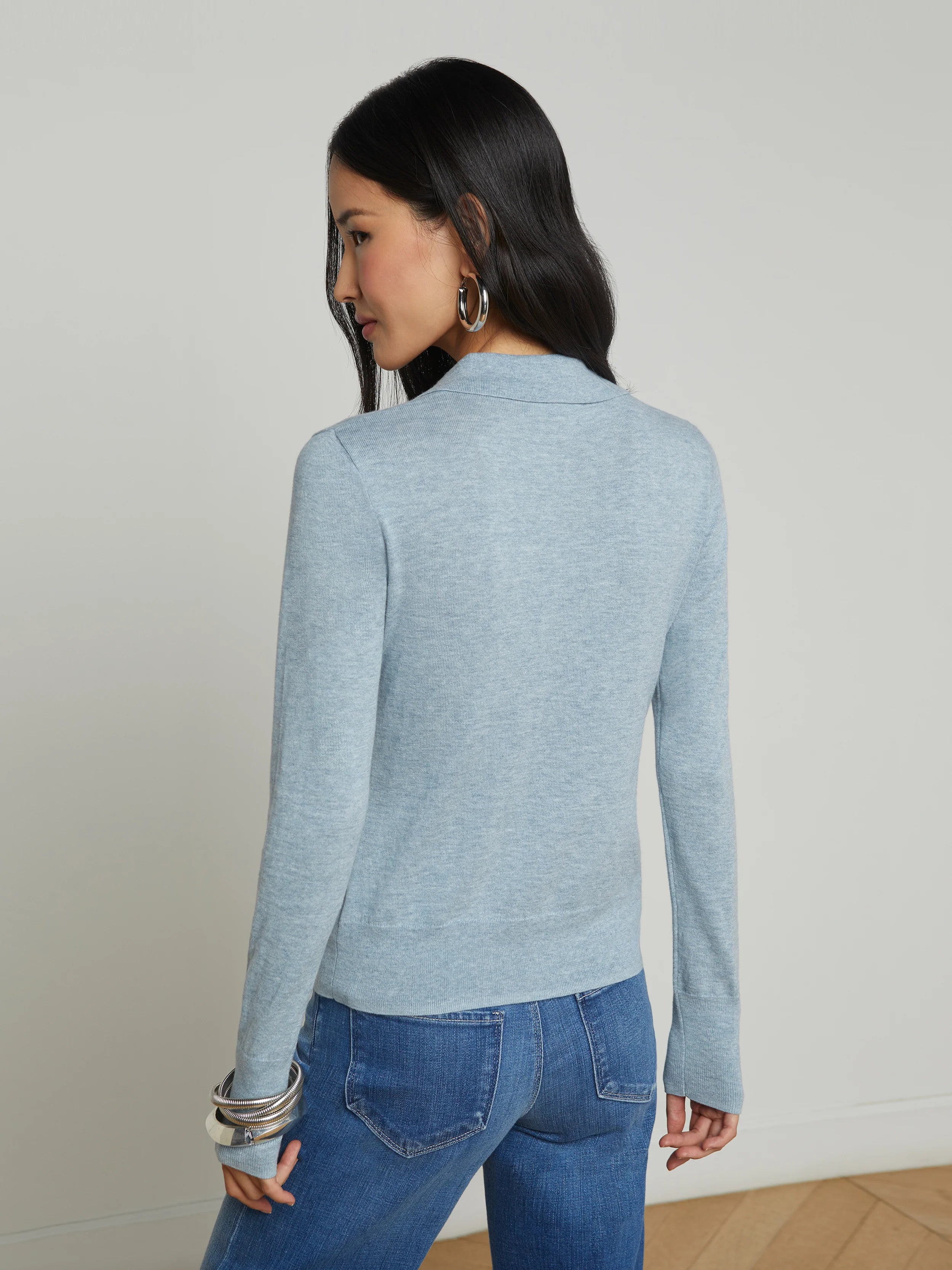 8876PSObh L'AGENCE Sterling Sweater