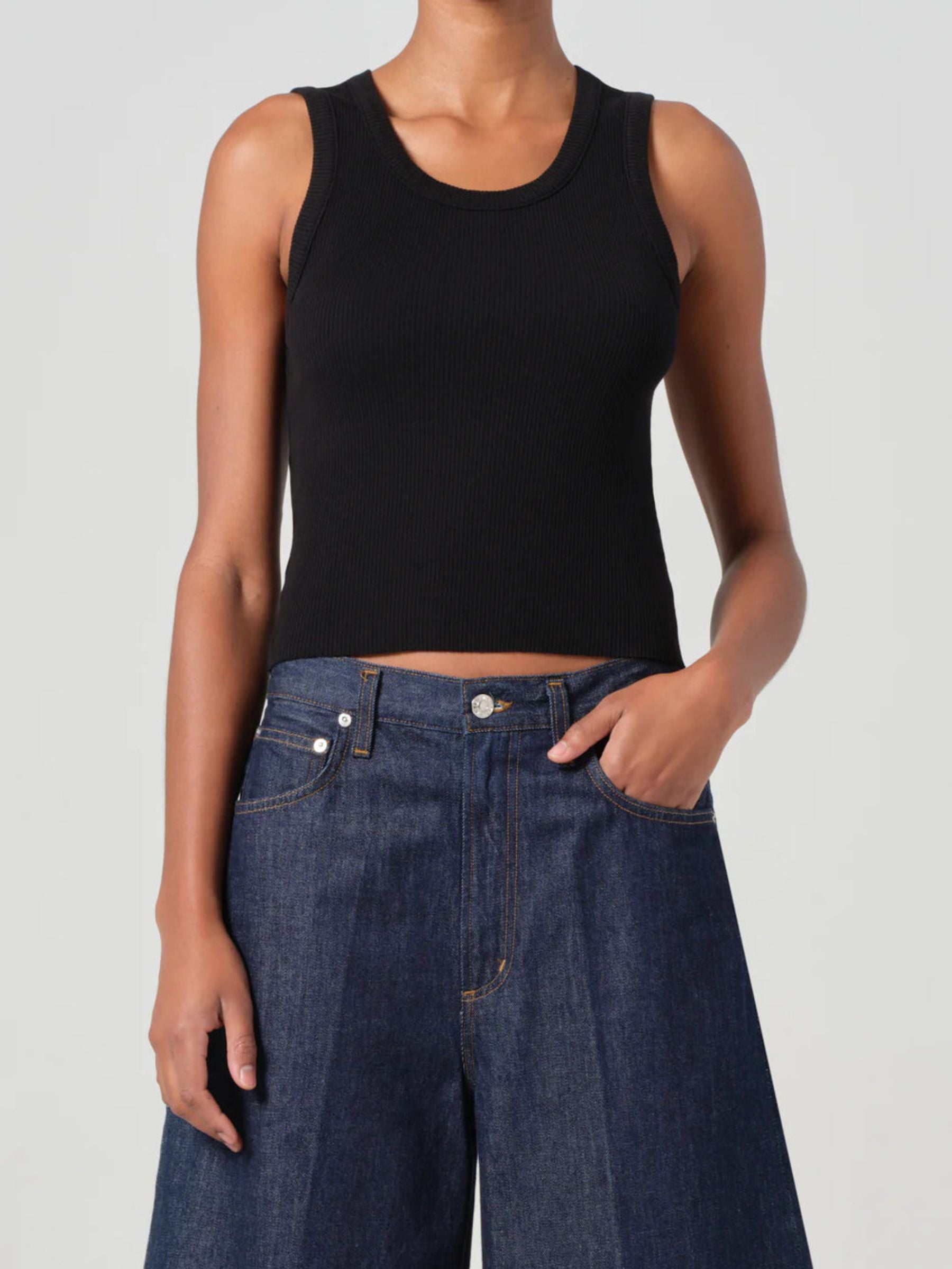 A7333-1260b AGOLDE Shrunken Poppy Tank