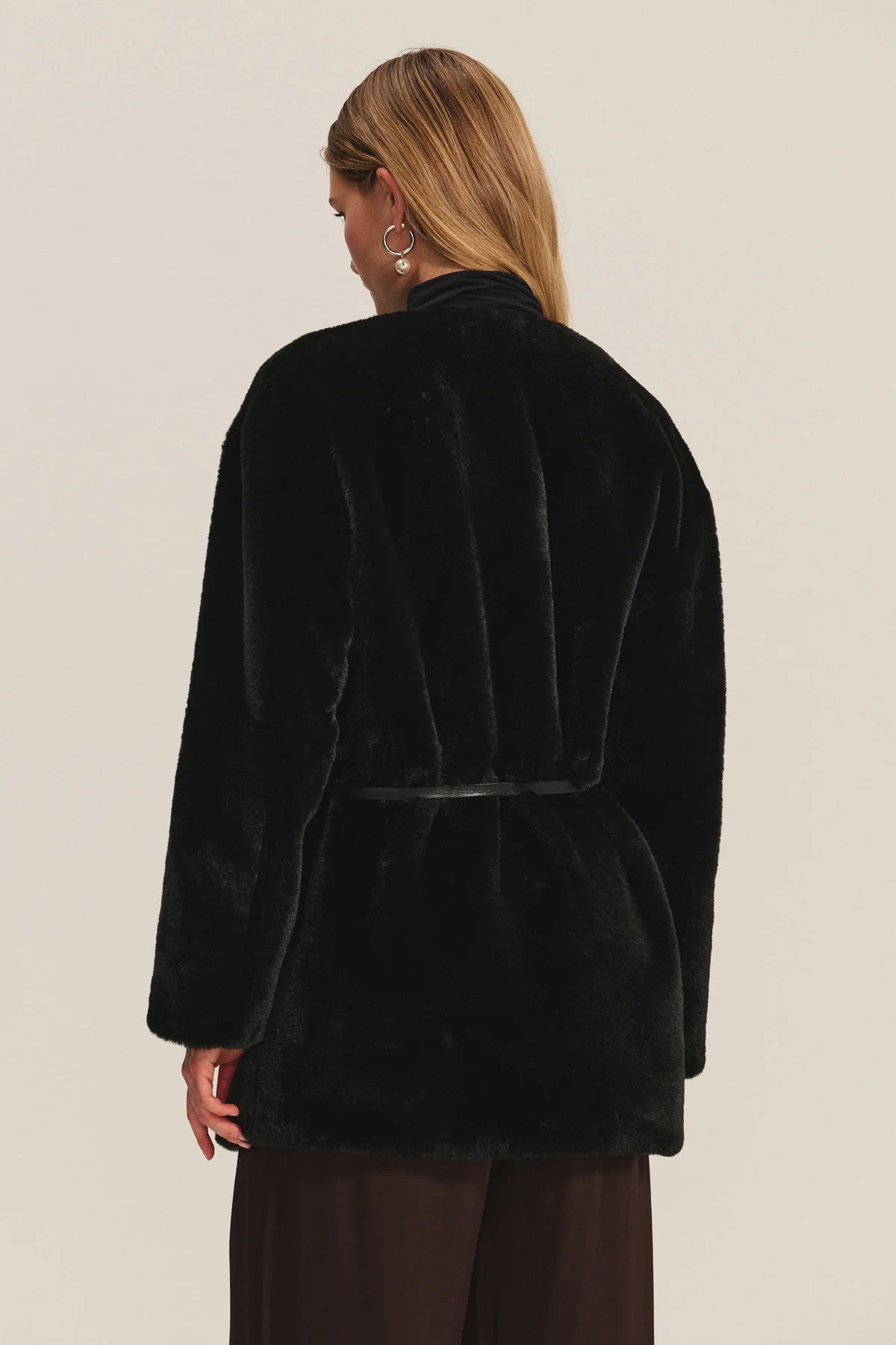 MARMONT07b VELVET Marmont luxe faux fur jacket
