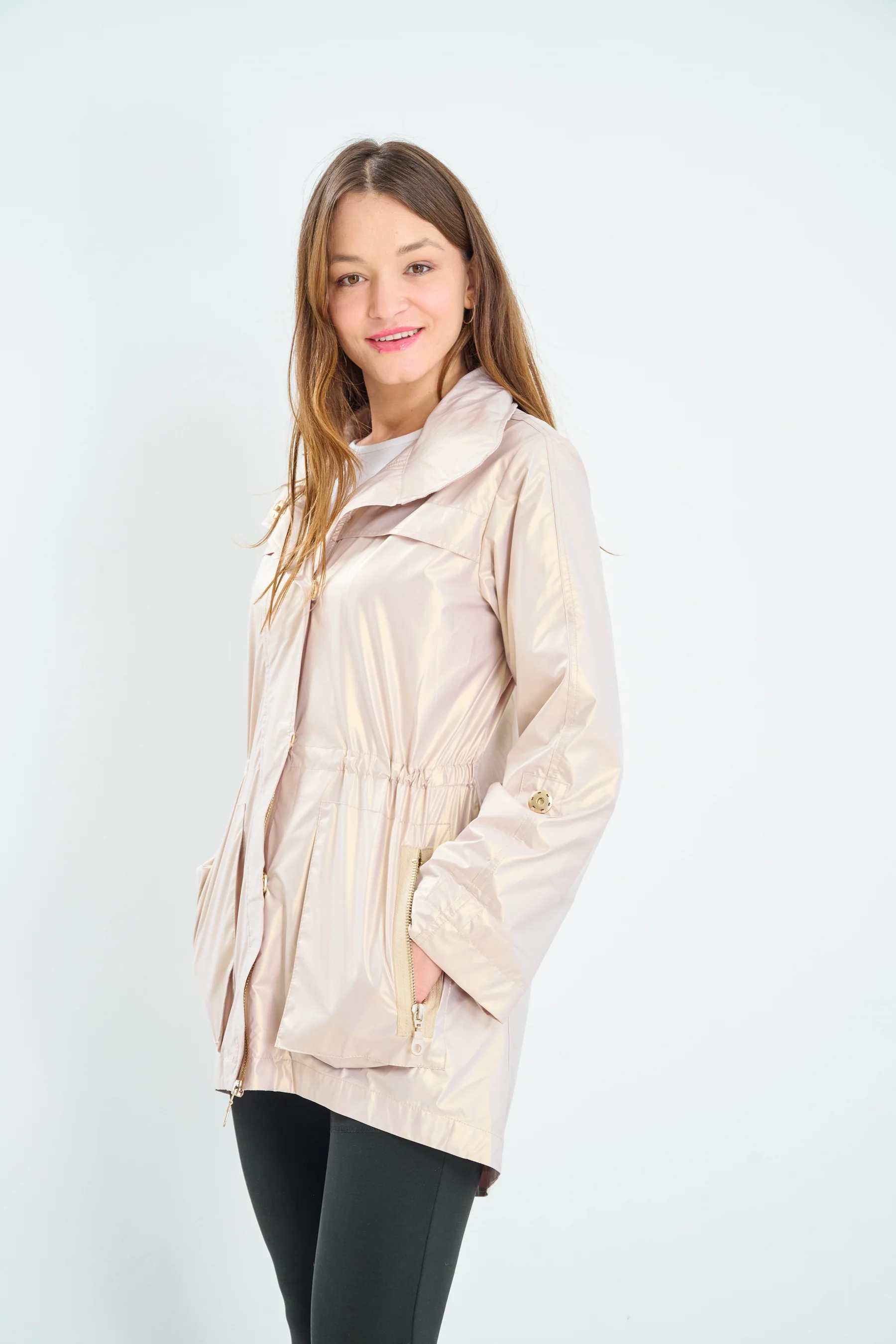 5809NCMc Anorak Metallic Rain Jacket