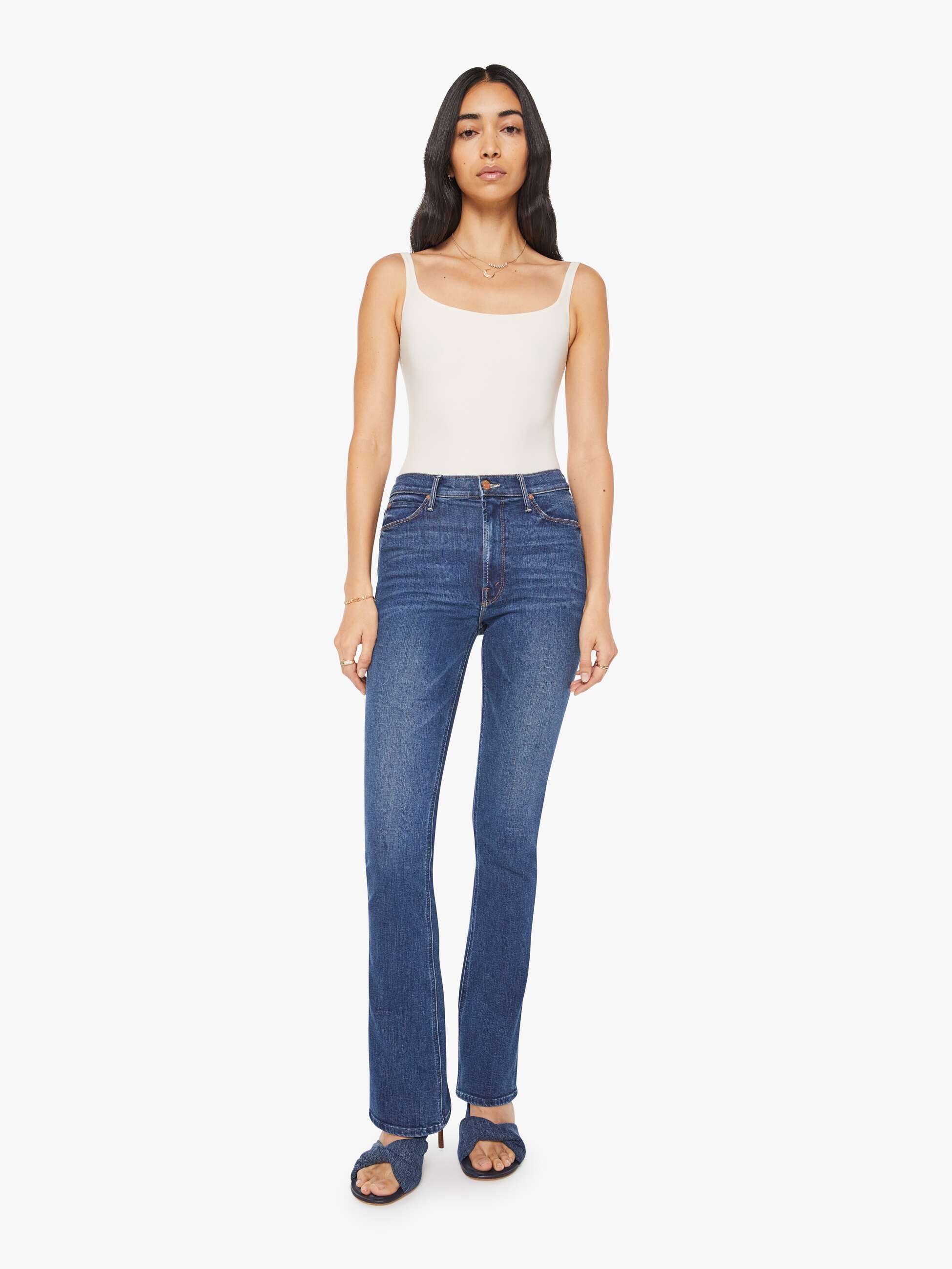 1043-2104sye MOTHER High Waisted Runaway