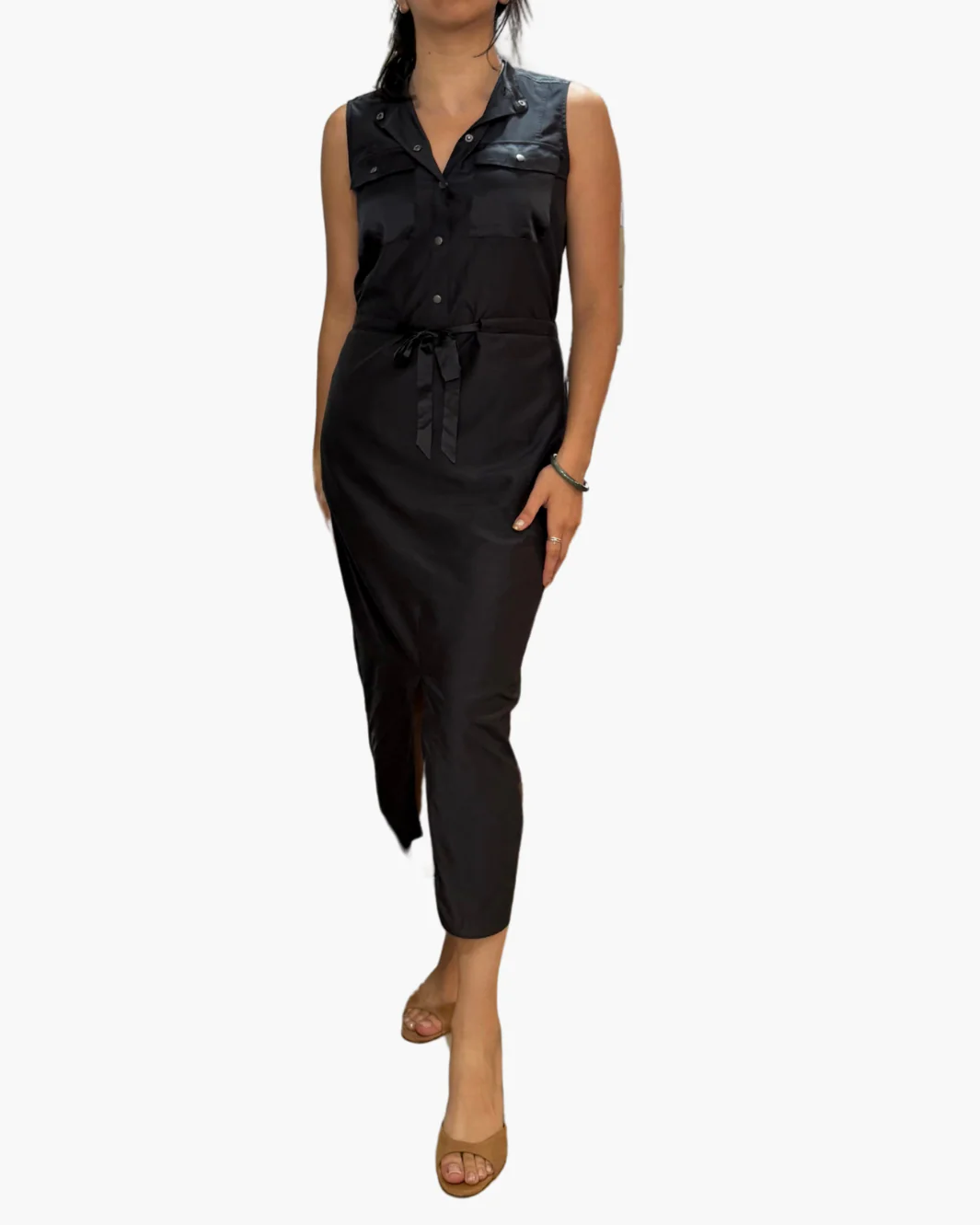 D504wb Go Silk Go Utility Shirtdress