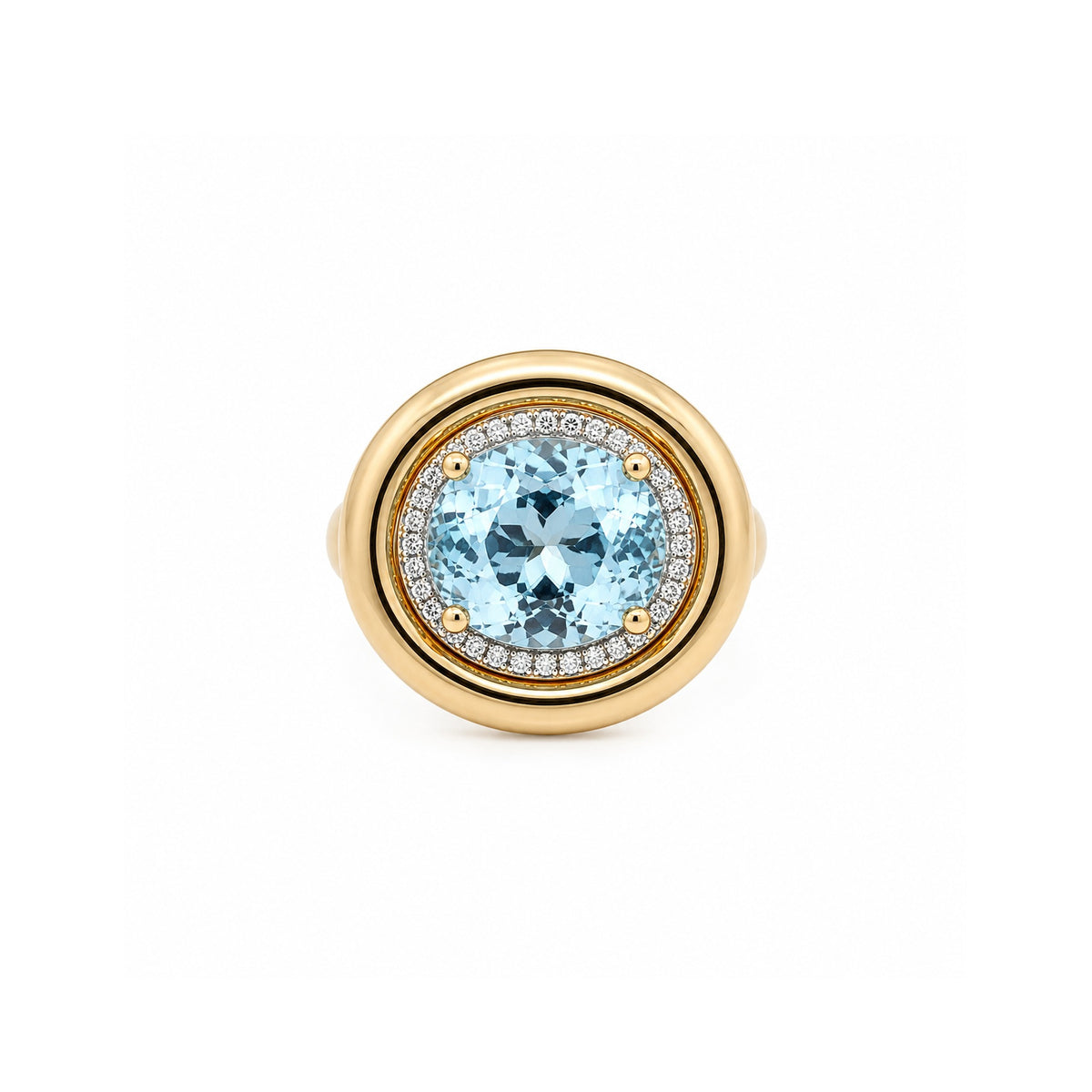 WD1969 Blue Topaz Halo
