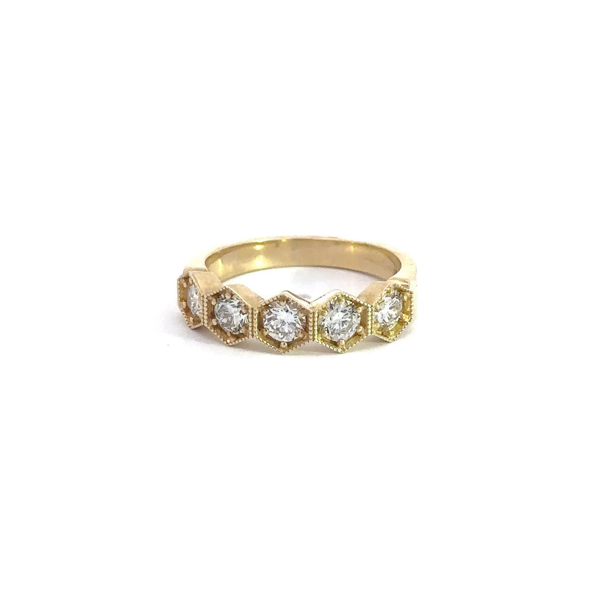 WD935 5 Stone Hexagon