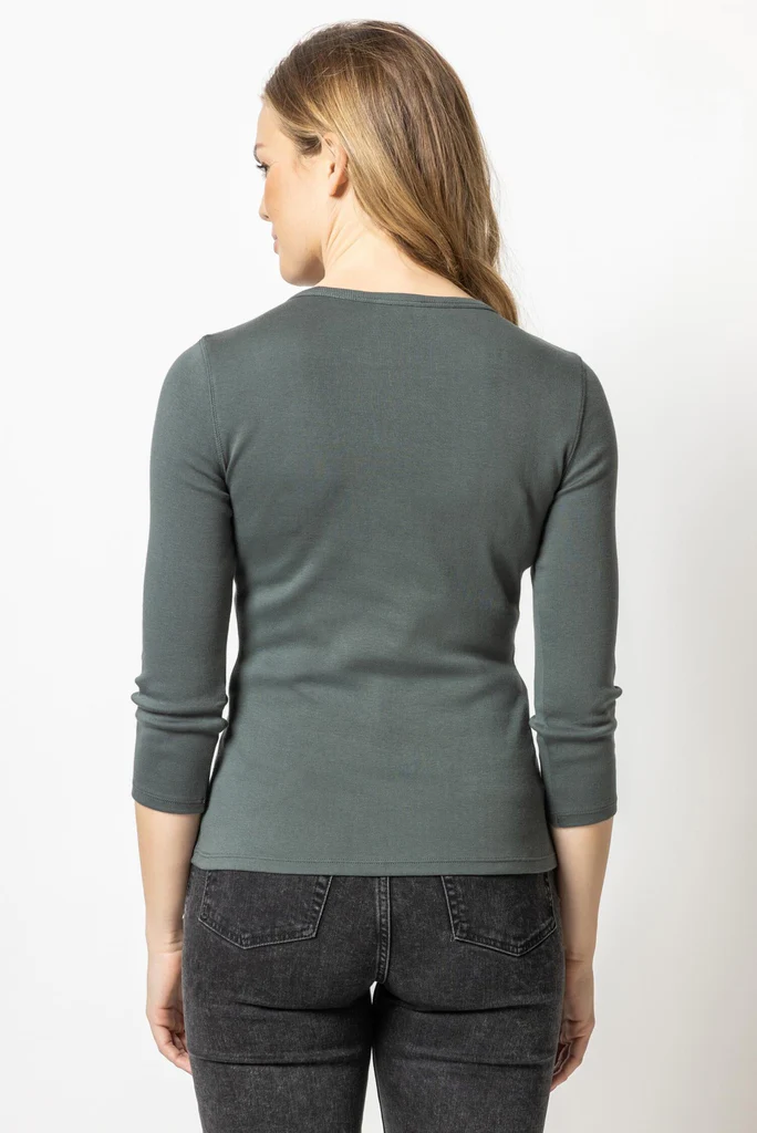 PA1181m Lilla P 3/4 Sleeve Crew