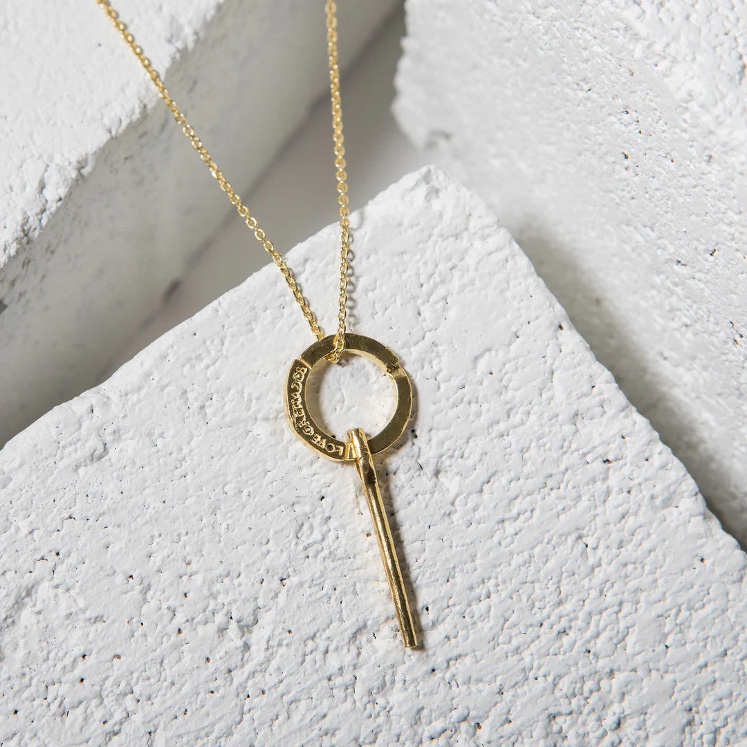 LG104 LOVE Grenades Sterling Silver Base with 14kt plating  Small Grenade Pin W/18inch linked chain