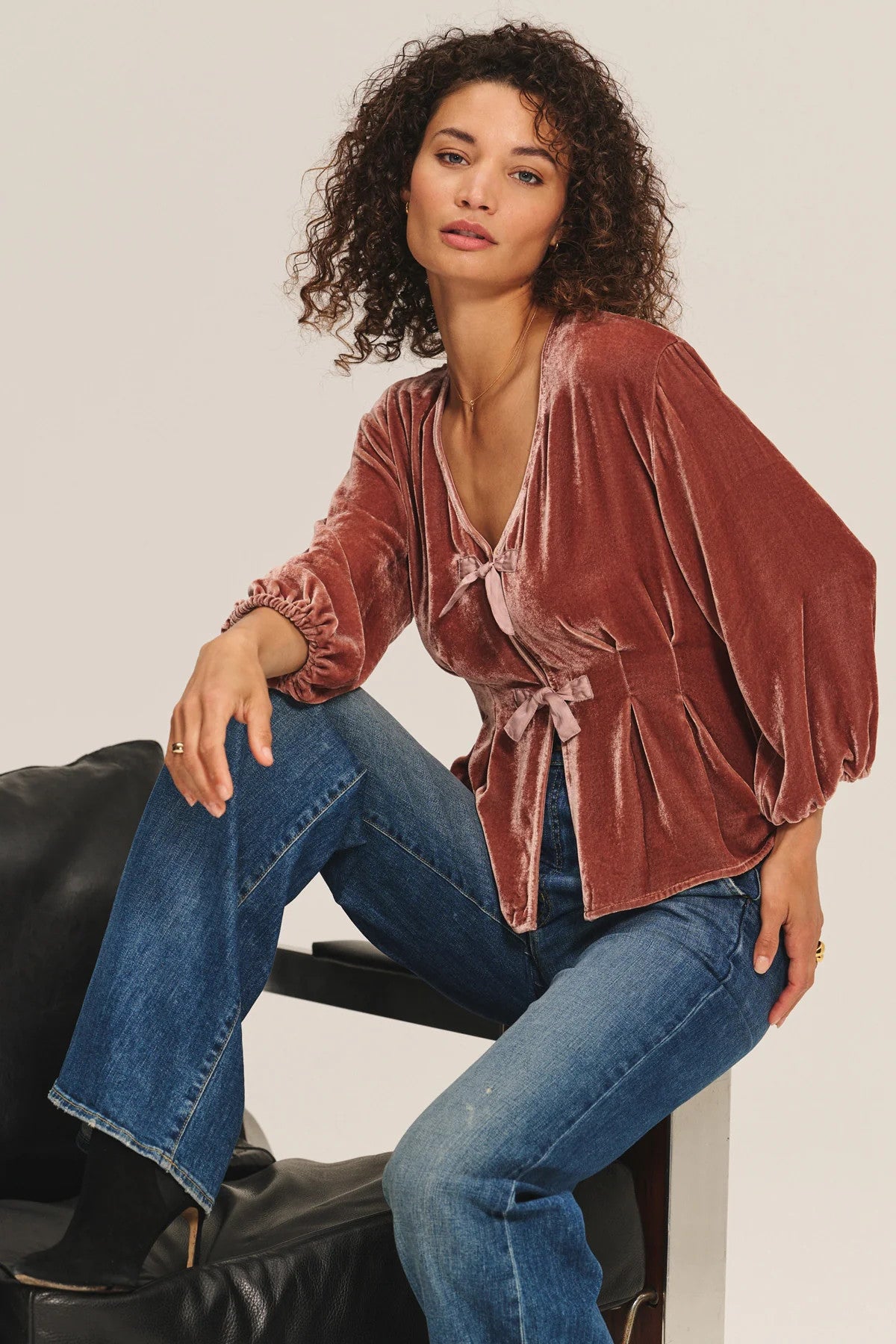 ELIDA07r VELVET Elida Top