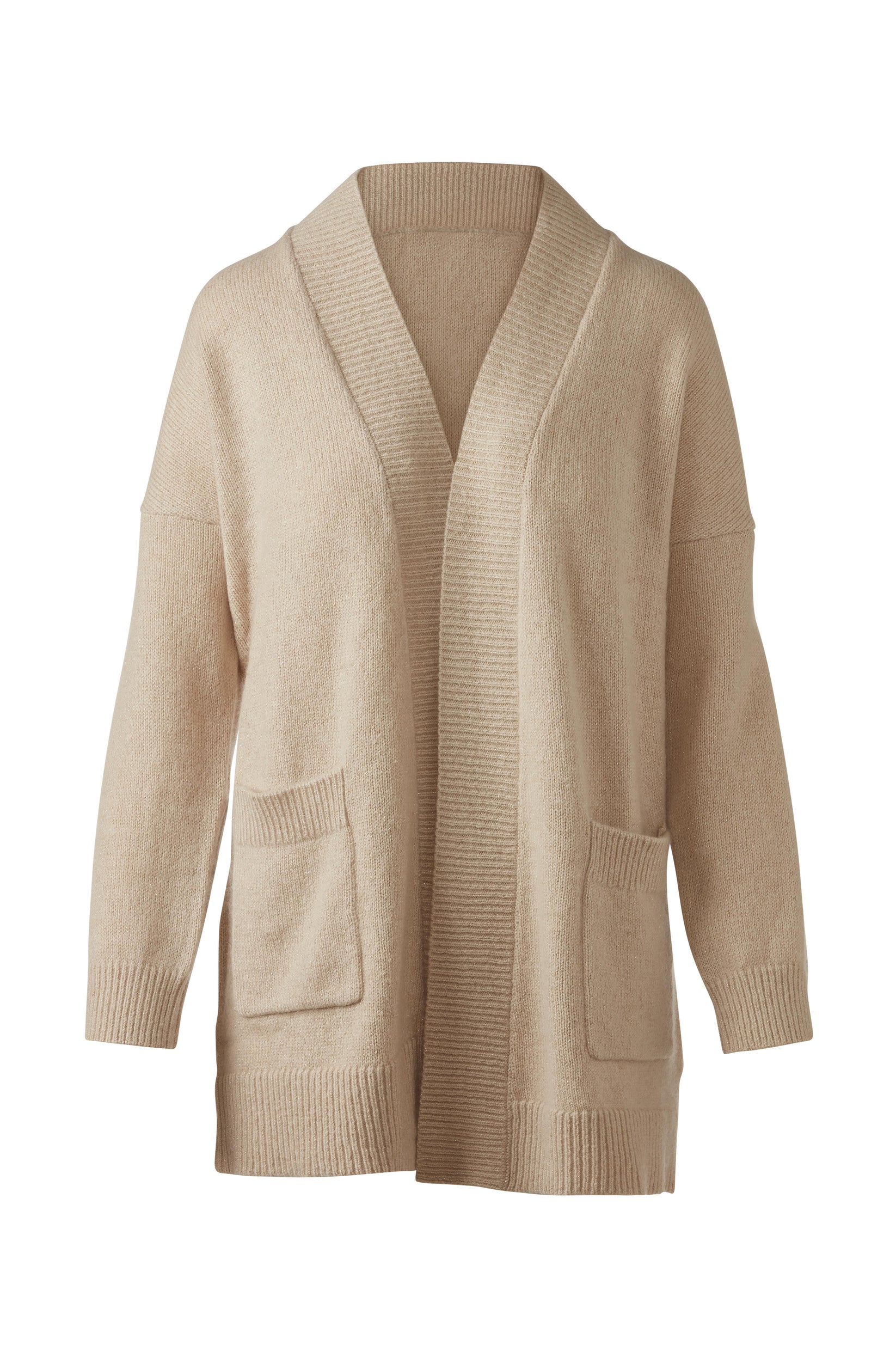 LRSN5-137b Kinross Lurex Easy Cardigan