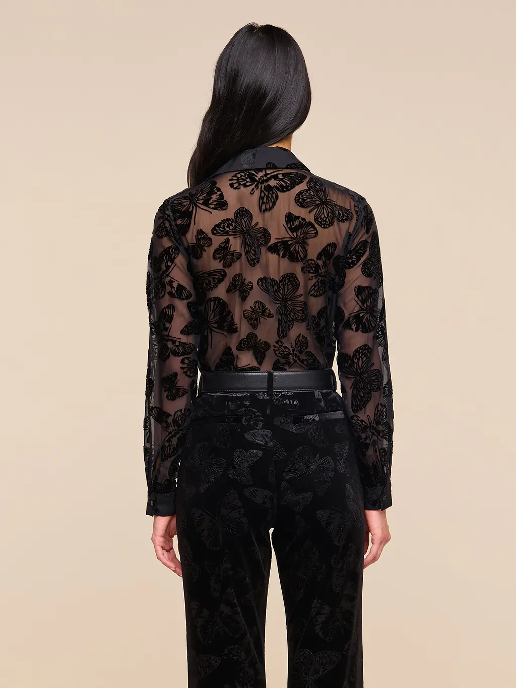 40765bmqbb L'AGENCE Laurent Button up Blouse