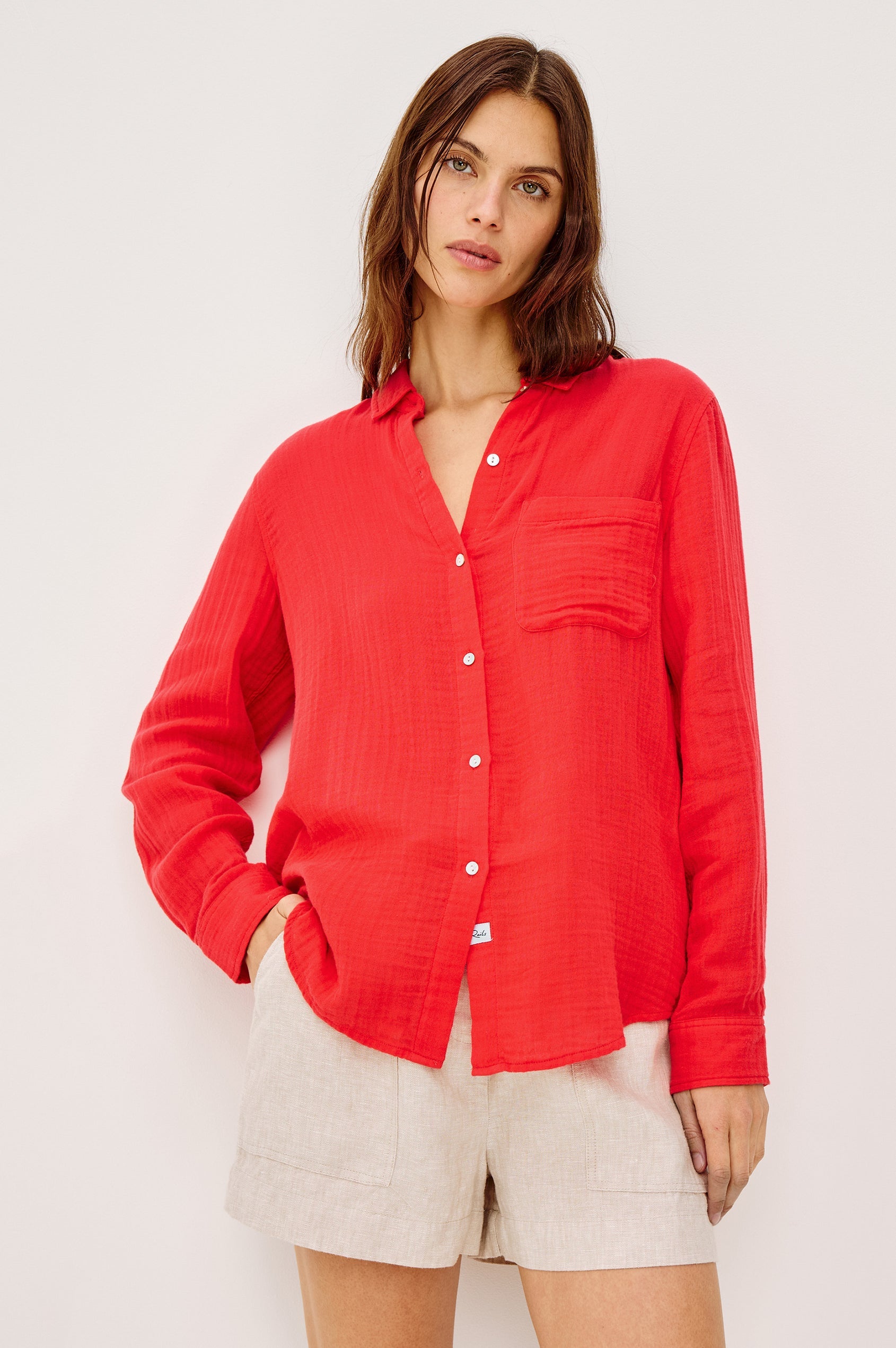 607-695-5390 RAILS The Ellis button up top