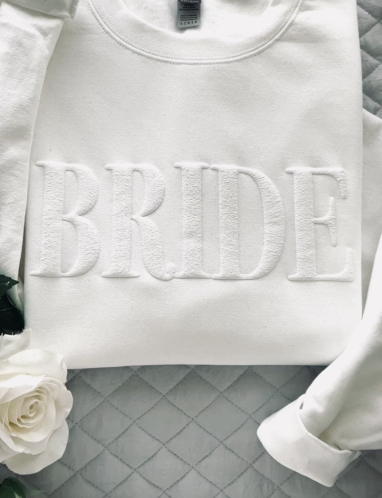 Bride Sweatshirt Three Girls Shop Bride-to-Be Shirt