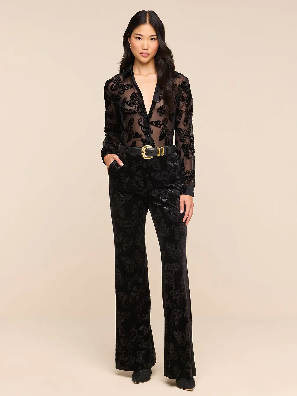 2994kerbb L'AGENCE Frances Bootcut Trouser