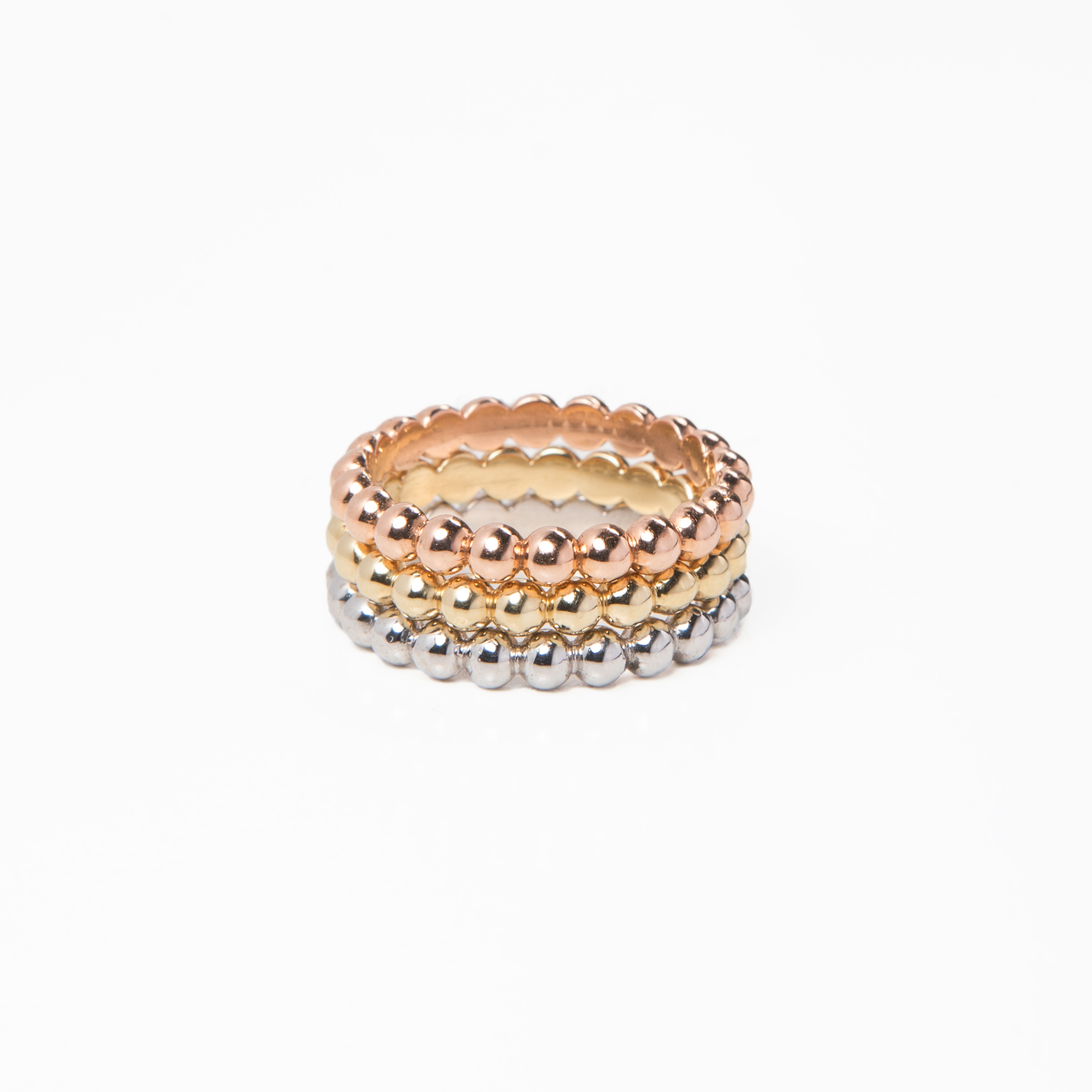 WD297 -  2.5mm Solid Bead Ball Eternity ring